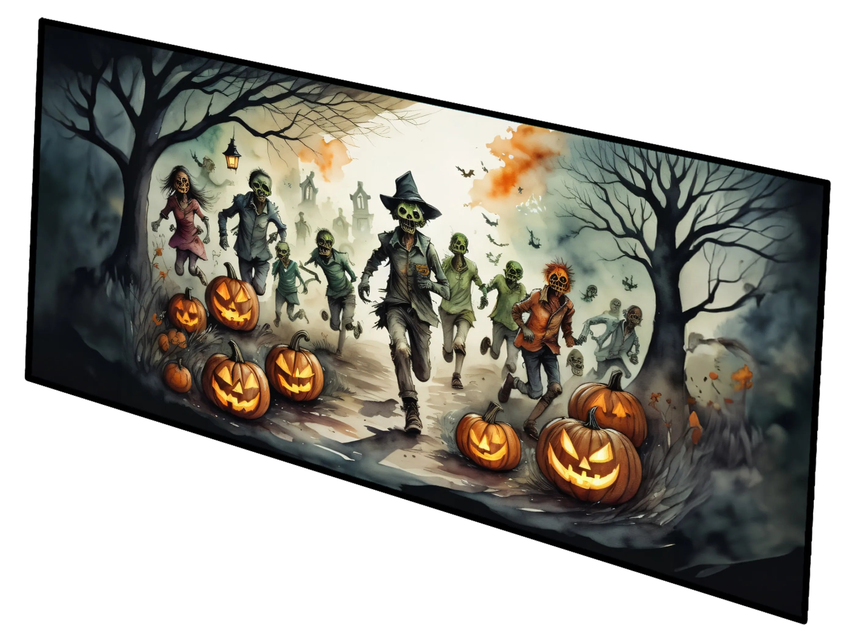 More Spooky Halloween Runner Mat 28x58 - Size: 28HX58W | Pack Of: 1 | Collection name: More spooky halloween