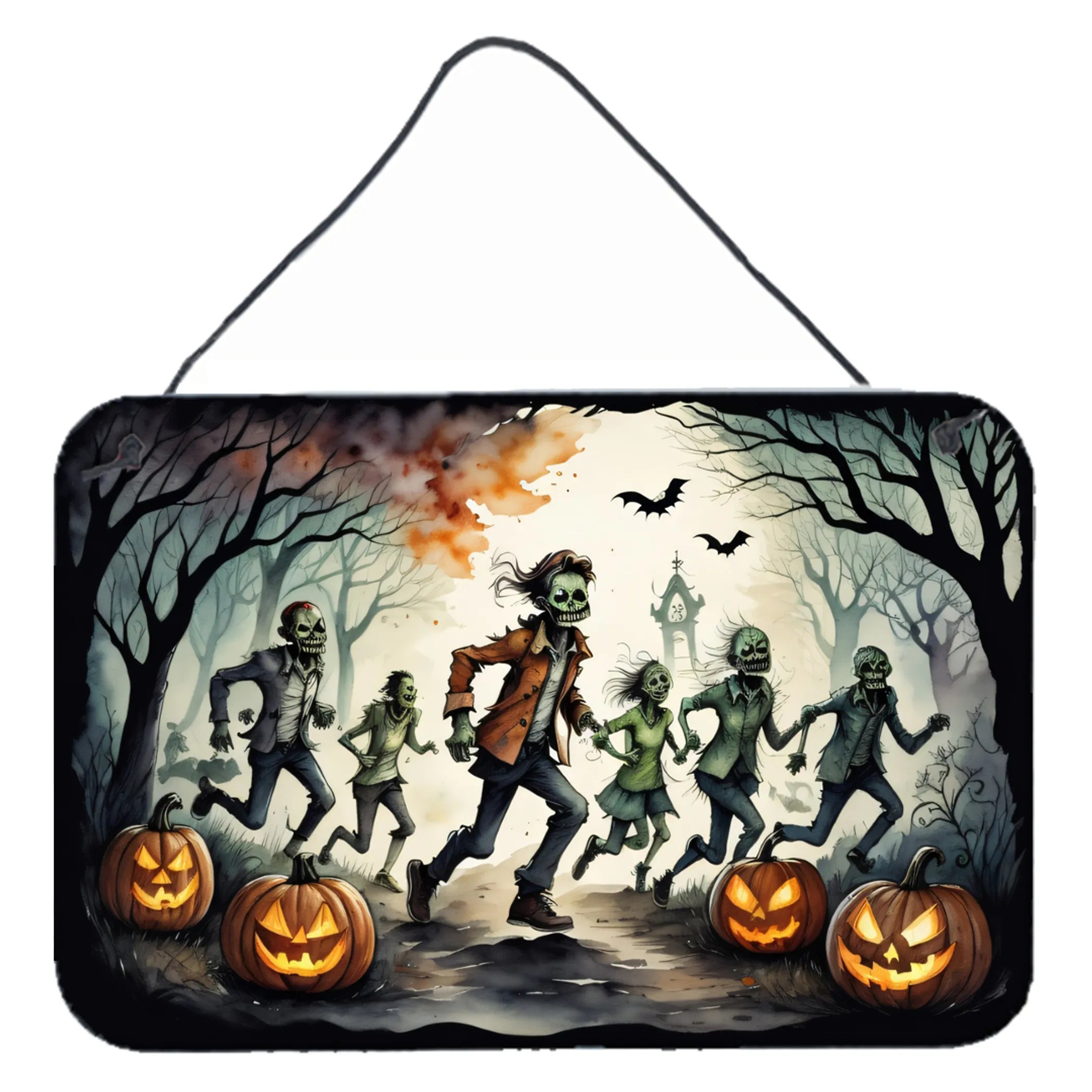 More Spooky Halloween Wall or Door Hanging Prints - Size: 8HX12W | Pack Of: 1 | Collection name: More spooky halloween