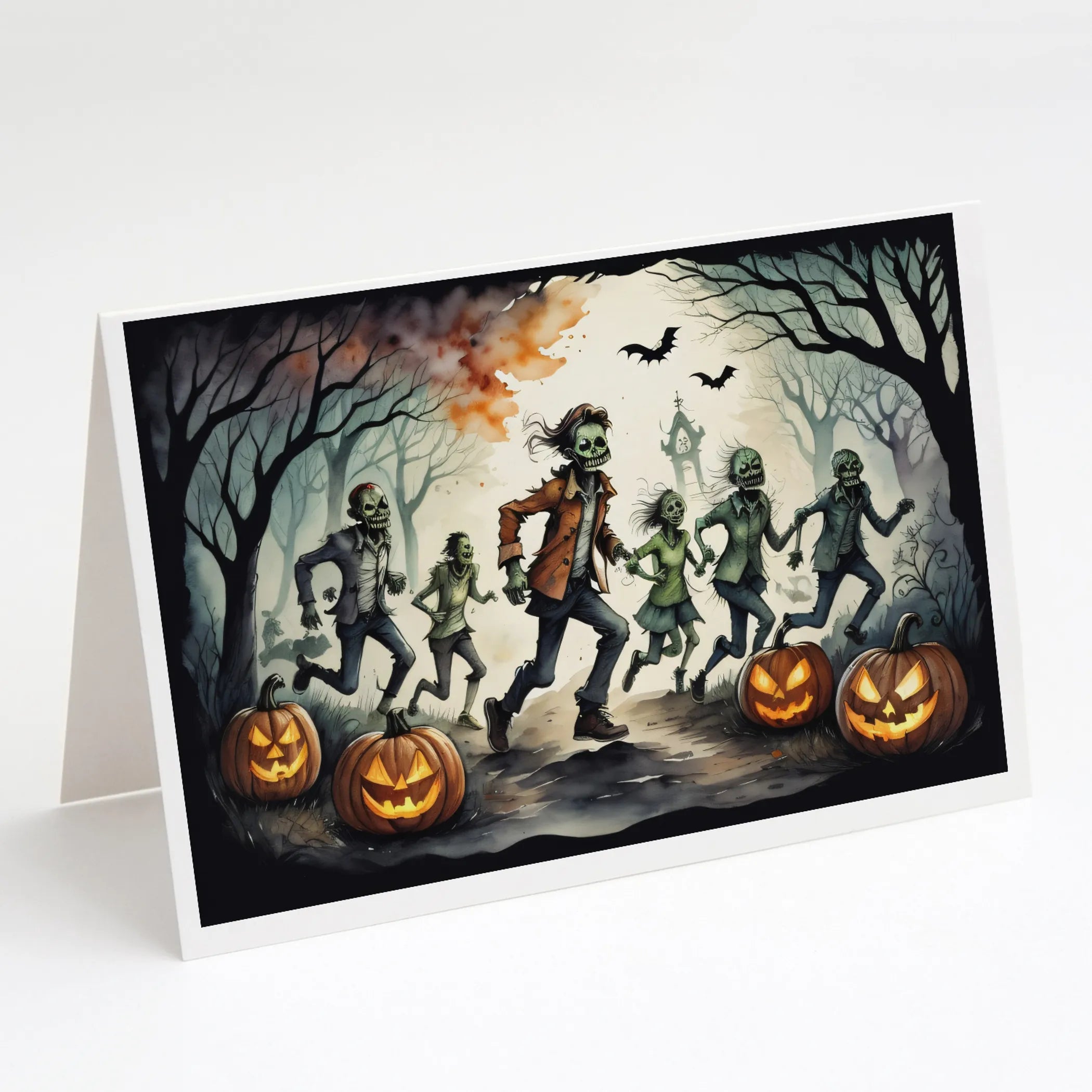 More Spooky Halloween Greeting Cards  - Size: 5X7 | Pack Of: 8 | Collection name: More spooky halloween