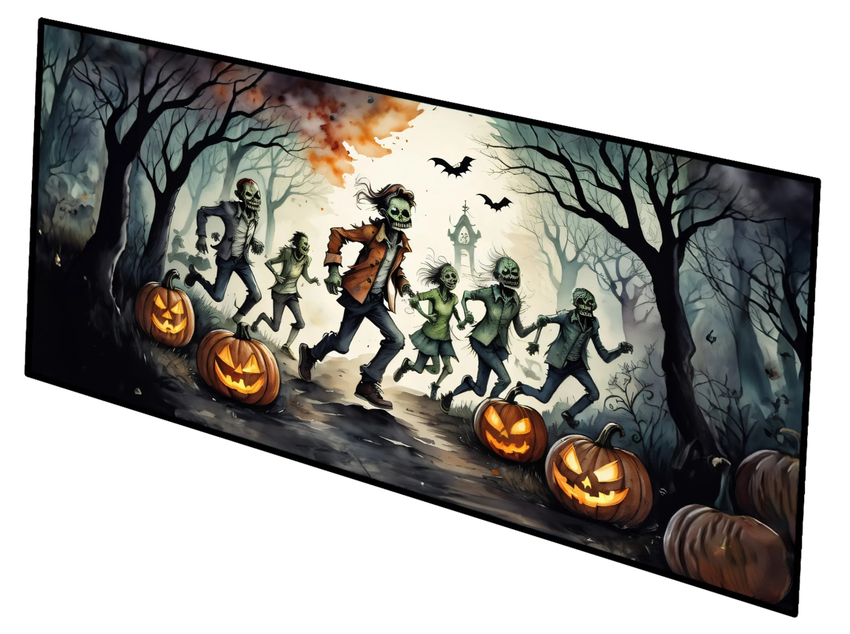 More Spooky Halloween Runner Mat 28x58 - Size: 28HX58W | Pack Of: 1 | Collection name: More spooky halloween