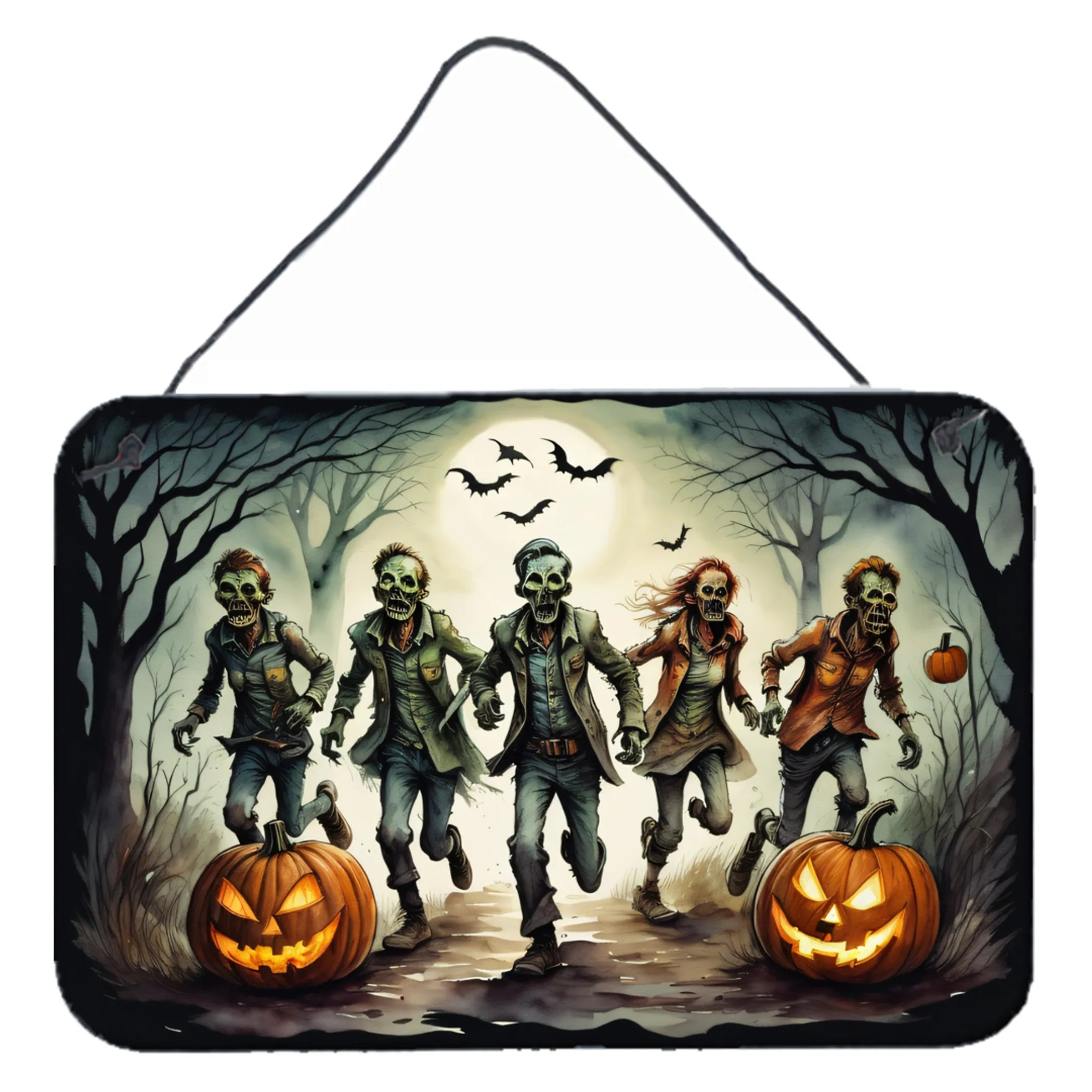 More Spooky Halloween Wall or Door Hanging Prints - Size: 8HX12W | Pack Of: 1 | Collection name: More spooky halloween