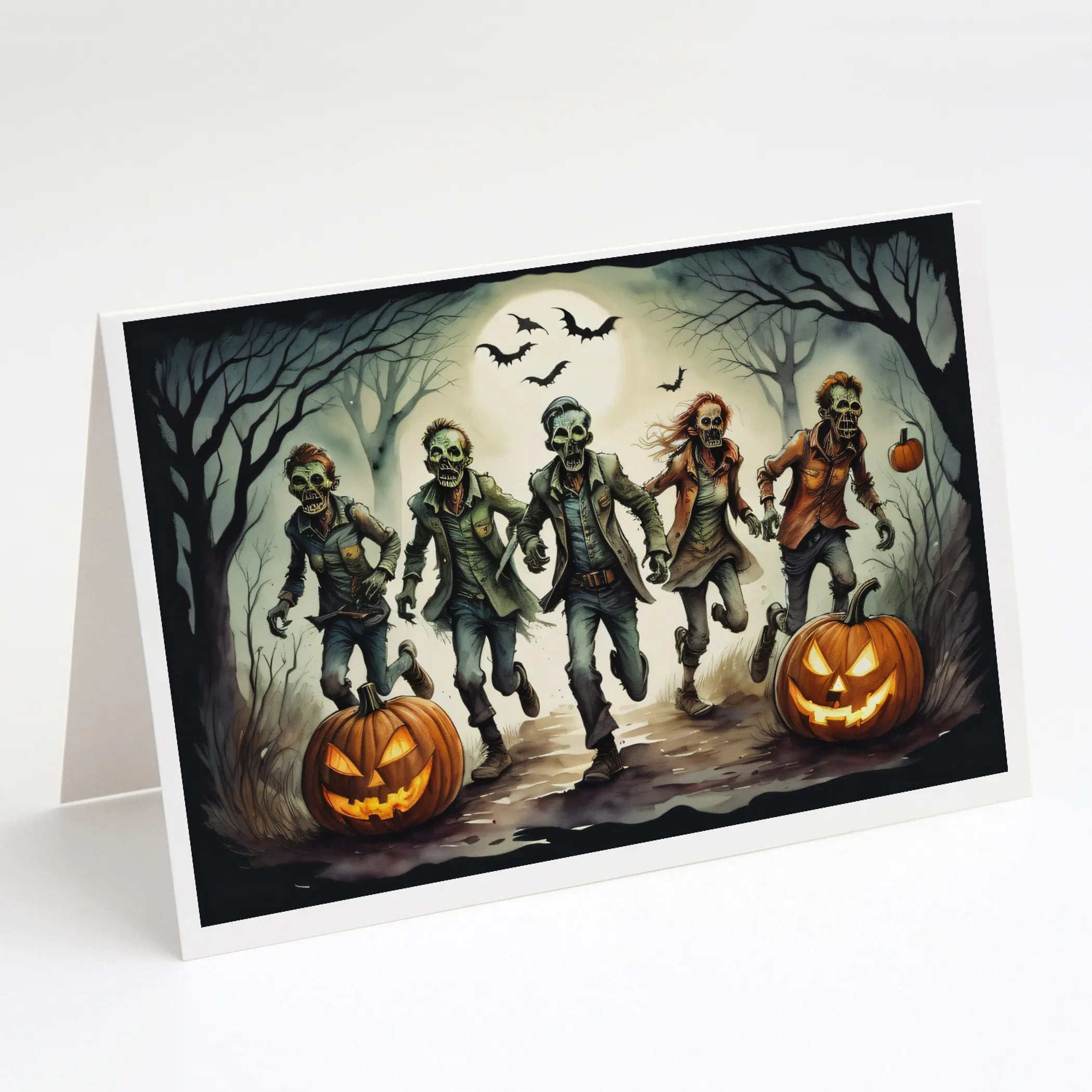 More Spooky Halloween Greeting Cards  - Size: 5X7 | Pack Of: 8 | Collection name: More spooky halloween