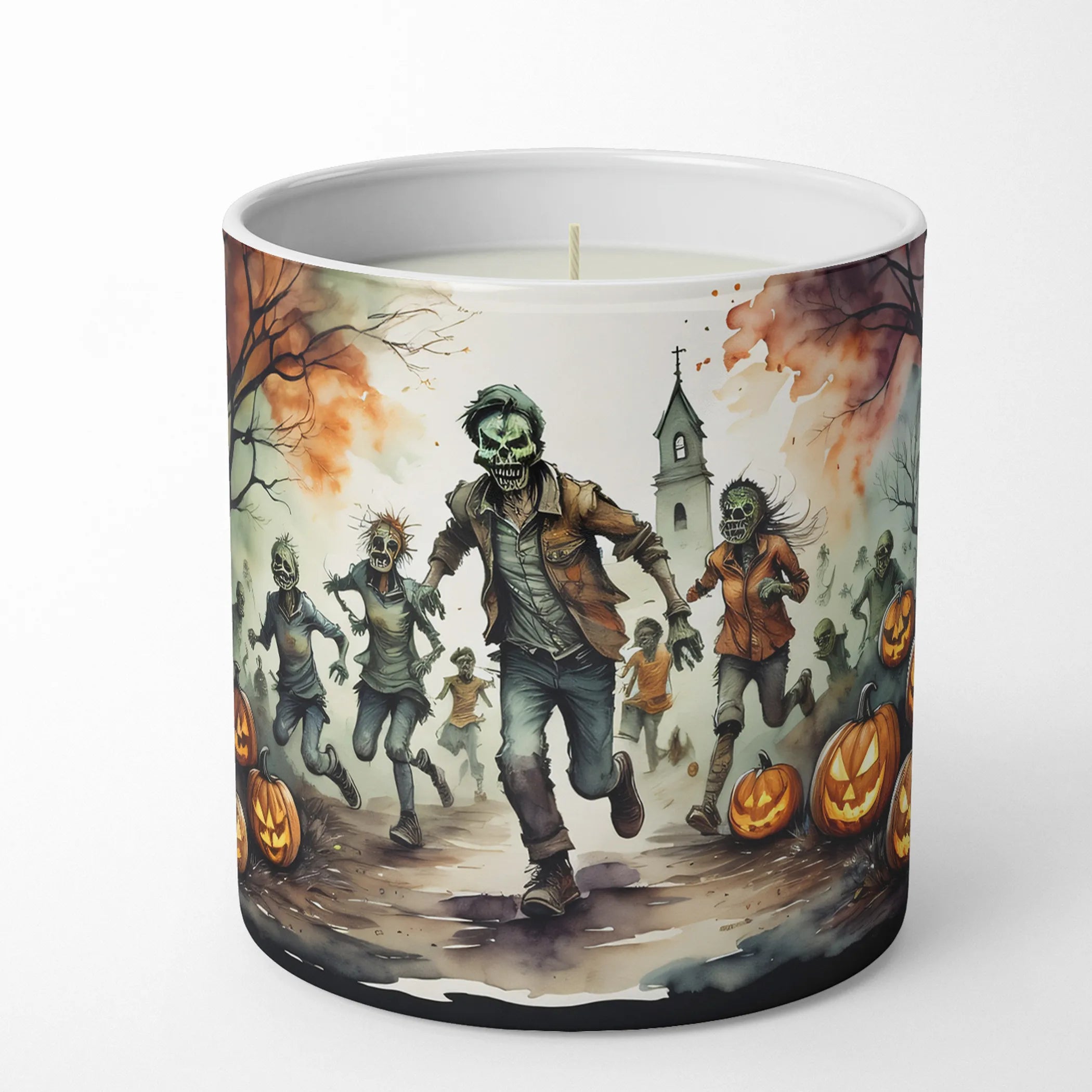 More Spooky Halloween Decorative Soy Candle - Size: 10 OZ | Pack Of: 1 | Collection name: More spooky halloween