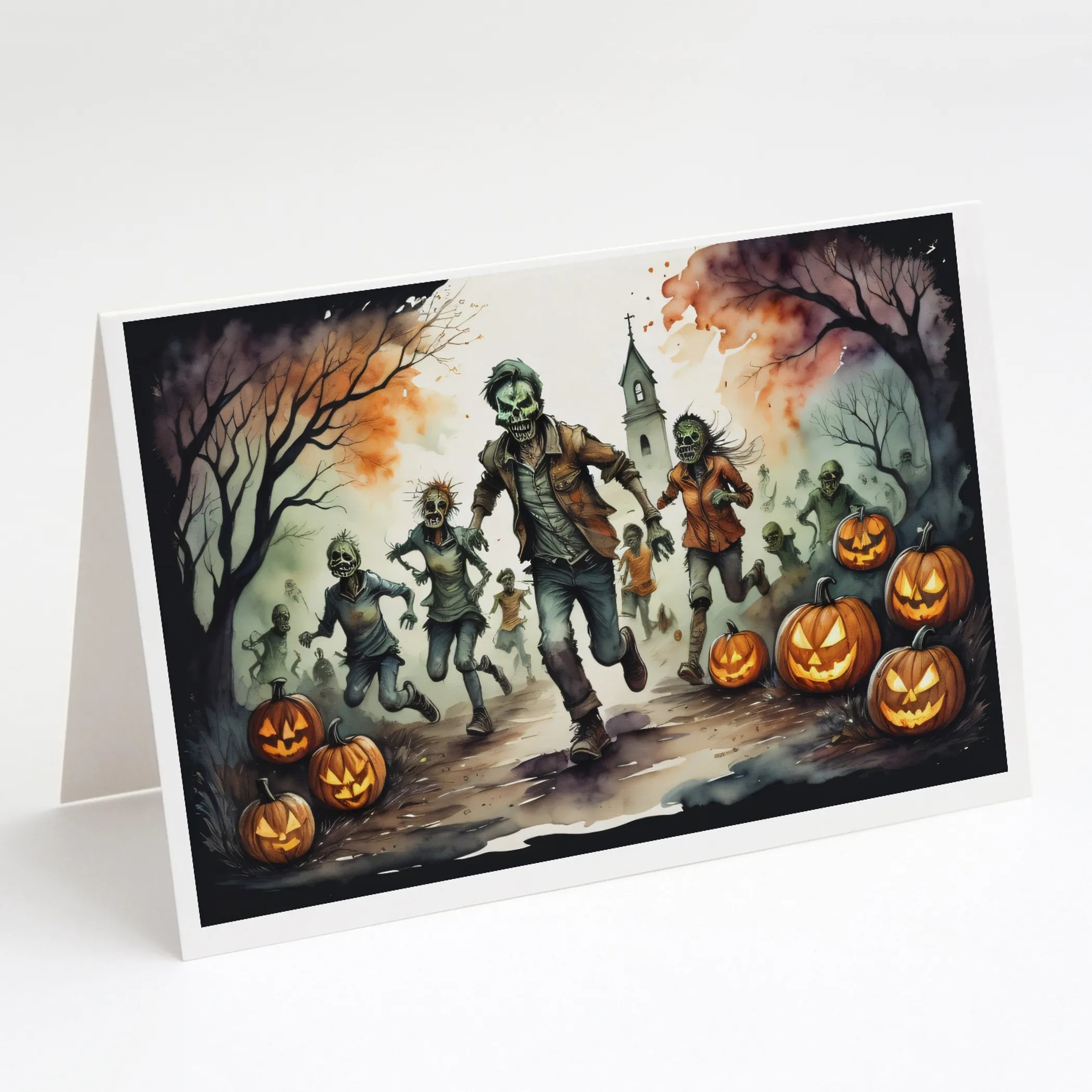 More Spooky Halloween Greeting Cards  - Size: 5X7 | Pack Of: 8 | Collection name: More spooky halloween
