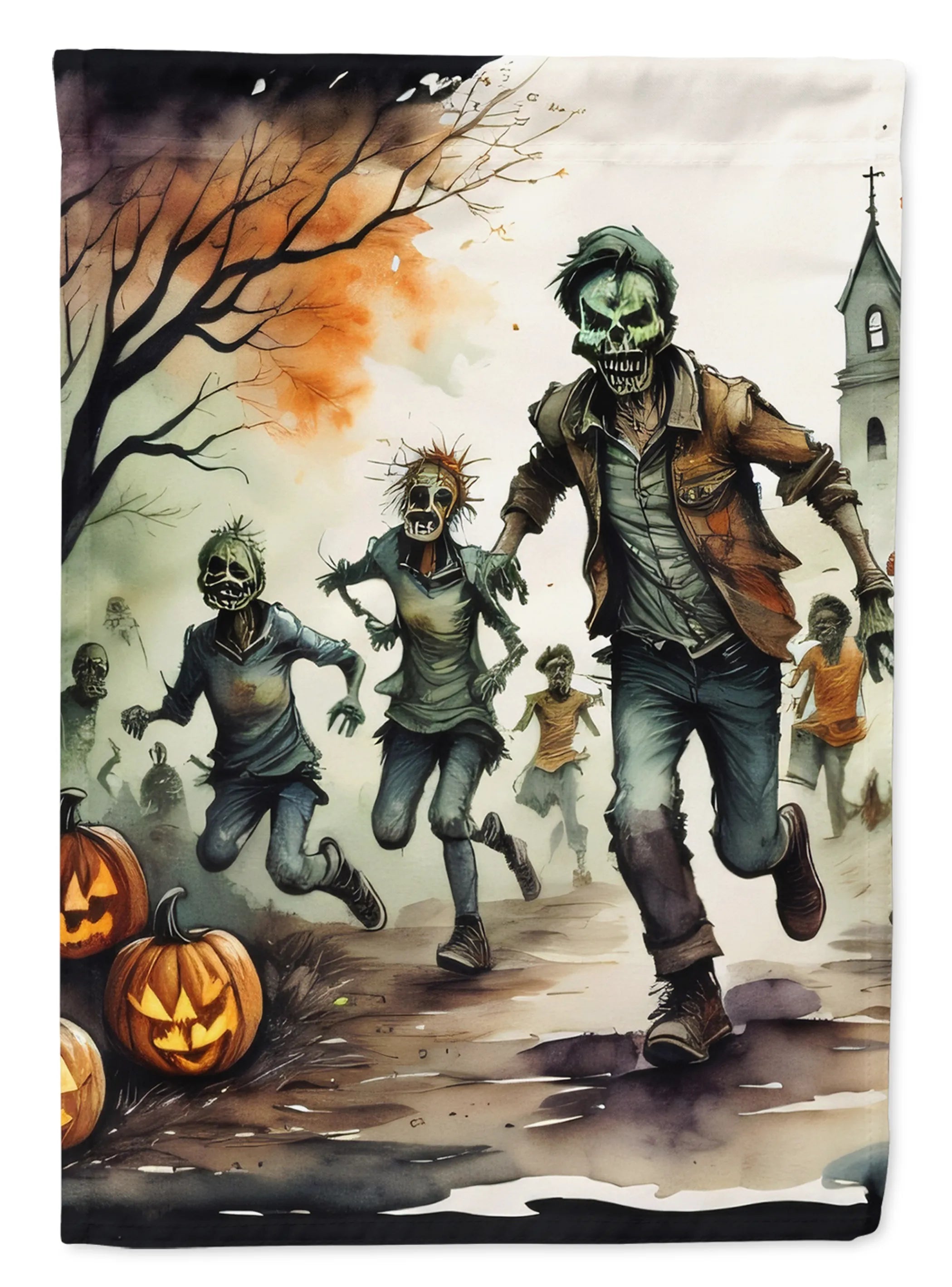 More Spooky Halloween Decorative Flag - Pack Of: 1 | Collection name: More spooky halloween