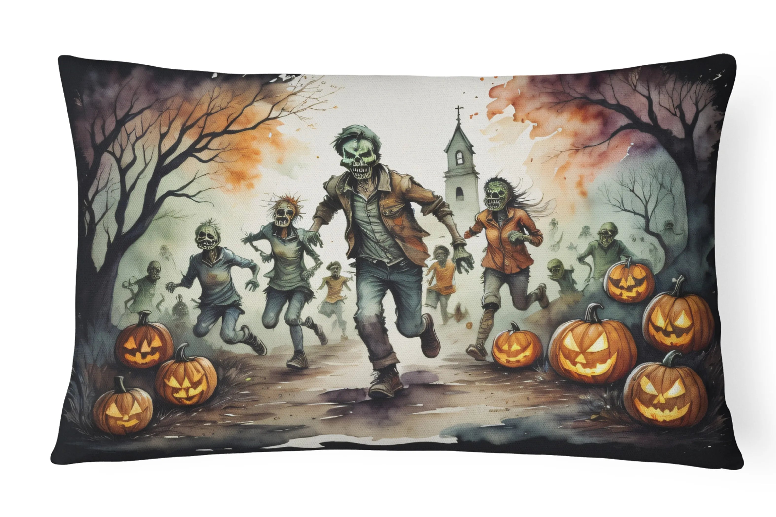 More Spooky Halloween Throw Pillow - Pack Of: 1 | Collection name: More spooky halloween