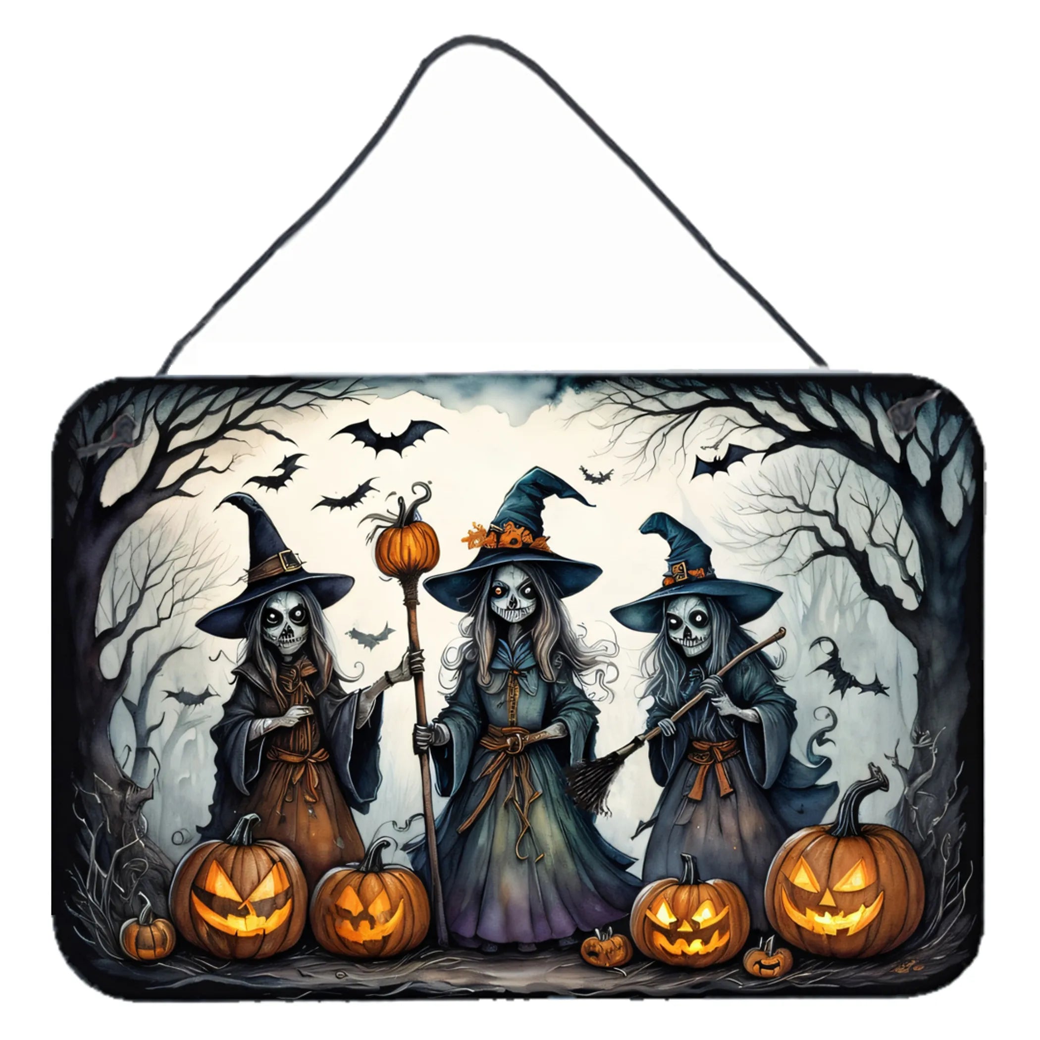 More Spooky Halloween Wall or Door Hanging Prints - Size: 8HX12W | Pack Of: 1 | Collection name: More spooky halloween