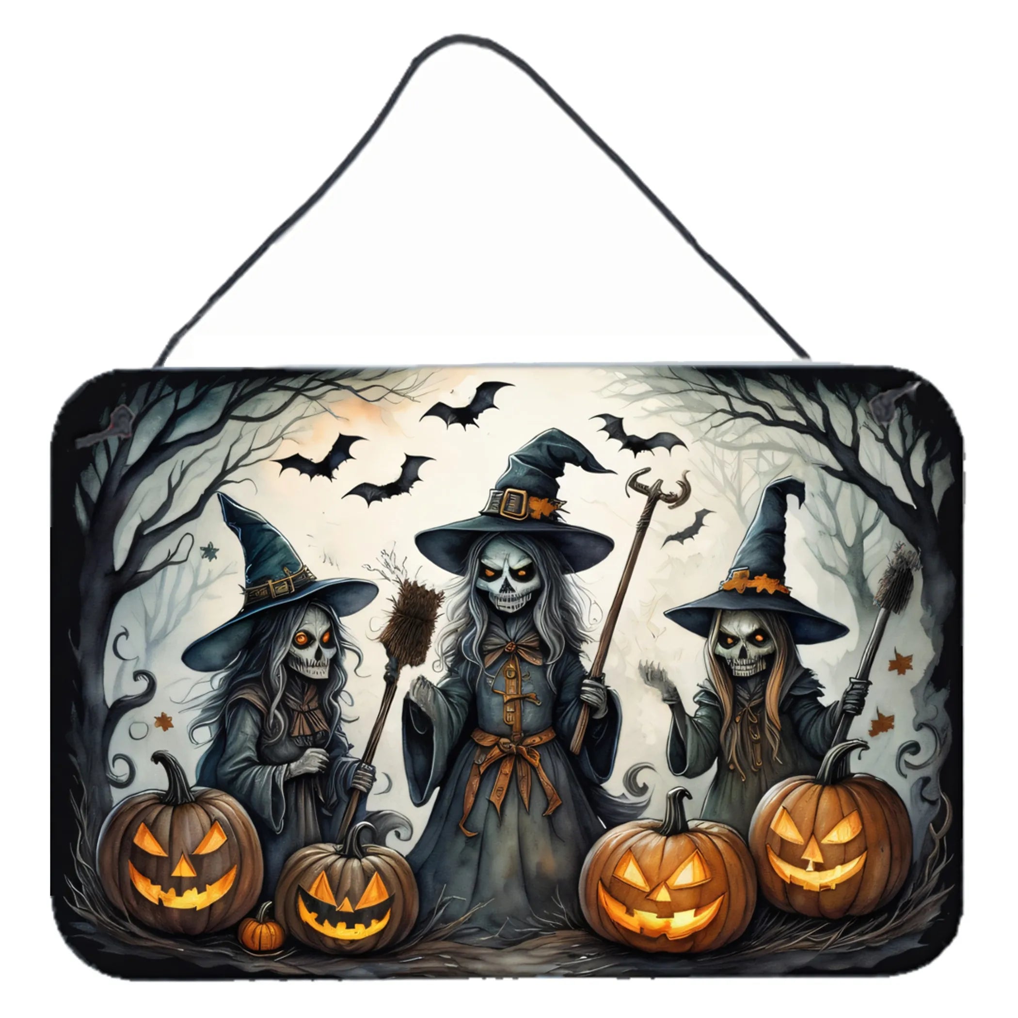 More Spooky Halloween Wall or Door Hanging Prints - Size: 8HX12W | Pack Of: 1 | Collection name: More spooky halloween