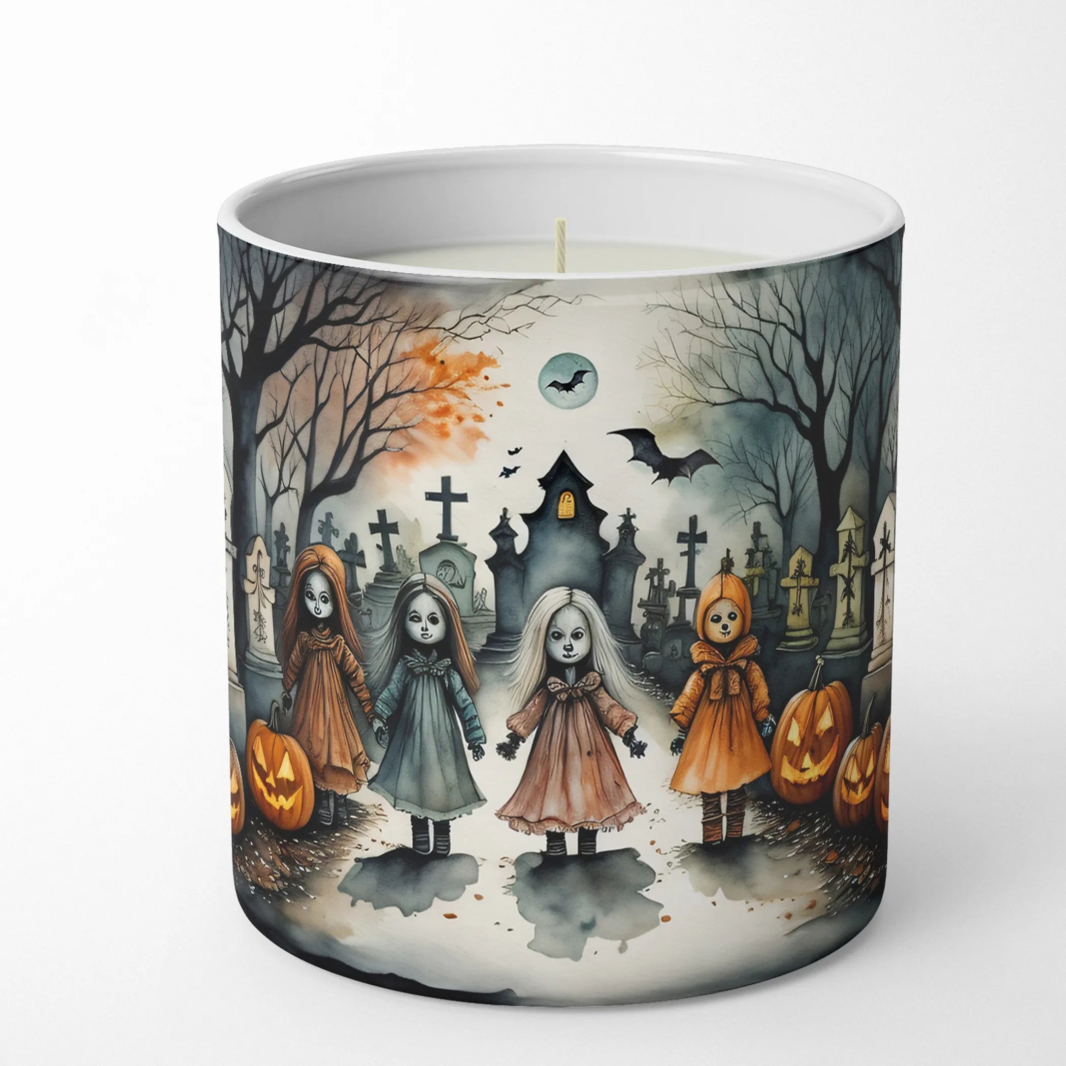 More Spooky Halloween Decorative Soy Candle - Size: 10 OZ | Pack Of: 1 | Collection name: More spooky halloween