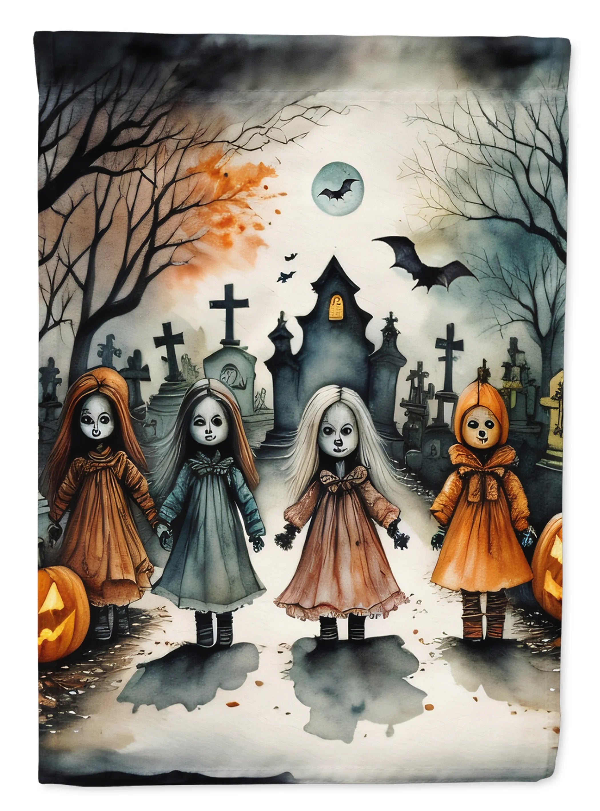 More Spooky Halloween Decorative Flag - Pack Of: 1 | Collection name: More spooky halloween