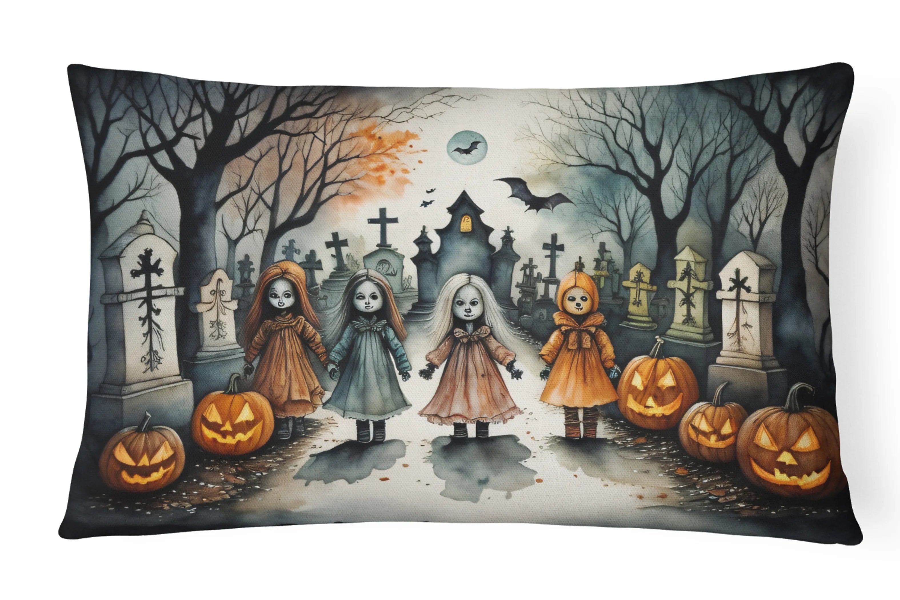 More Spooky Halloween Throw Pillow - Pack Of: 1 | Collection name: More spooky halloween