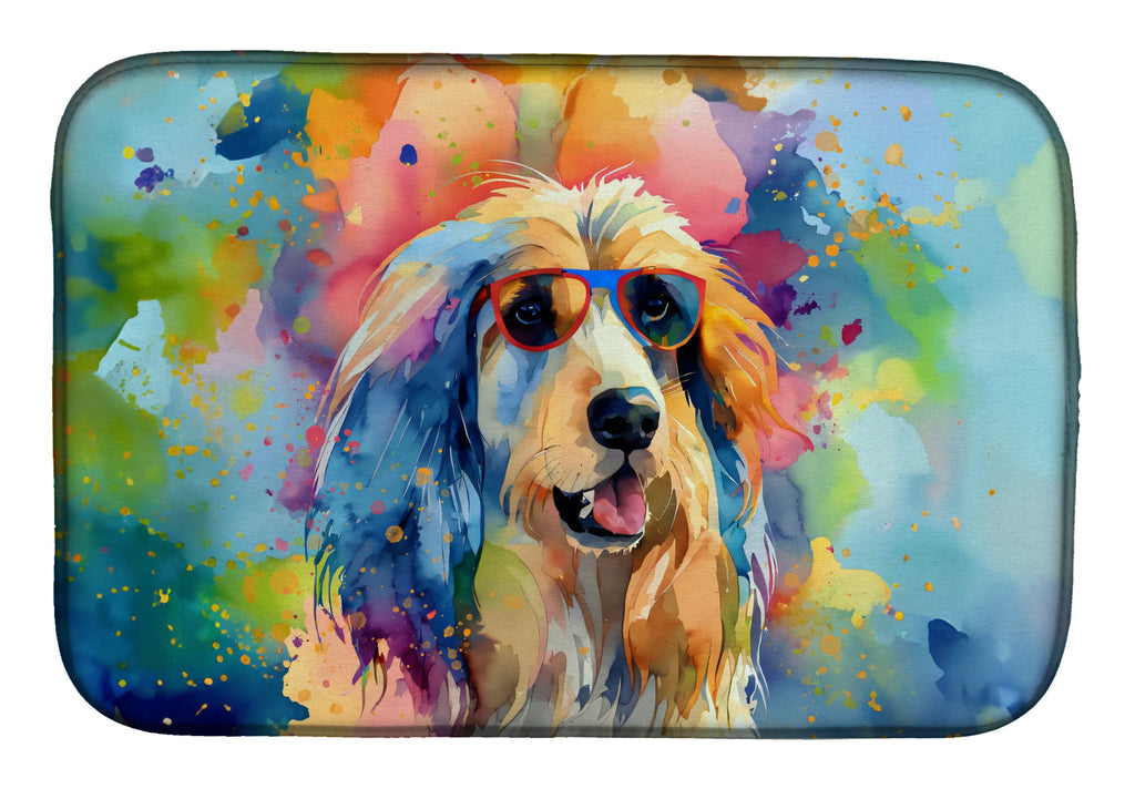 Hippie Dawg Dish Drying Mat - Size: 14  X 21" | Pack Of: 1 | Collection name: Hippie dawg