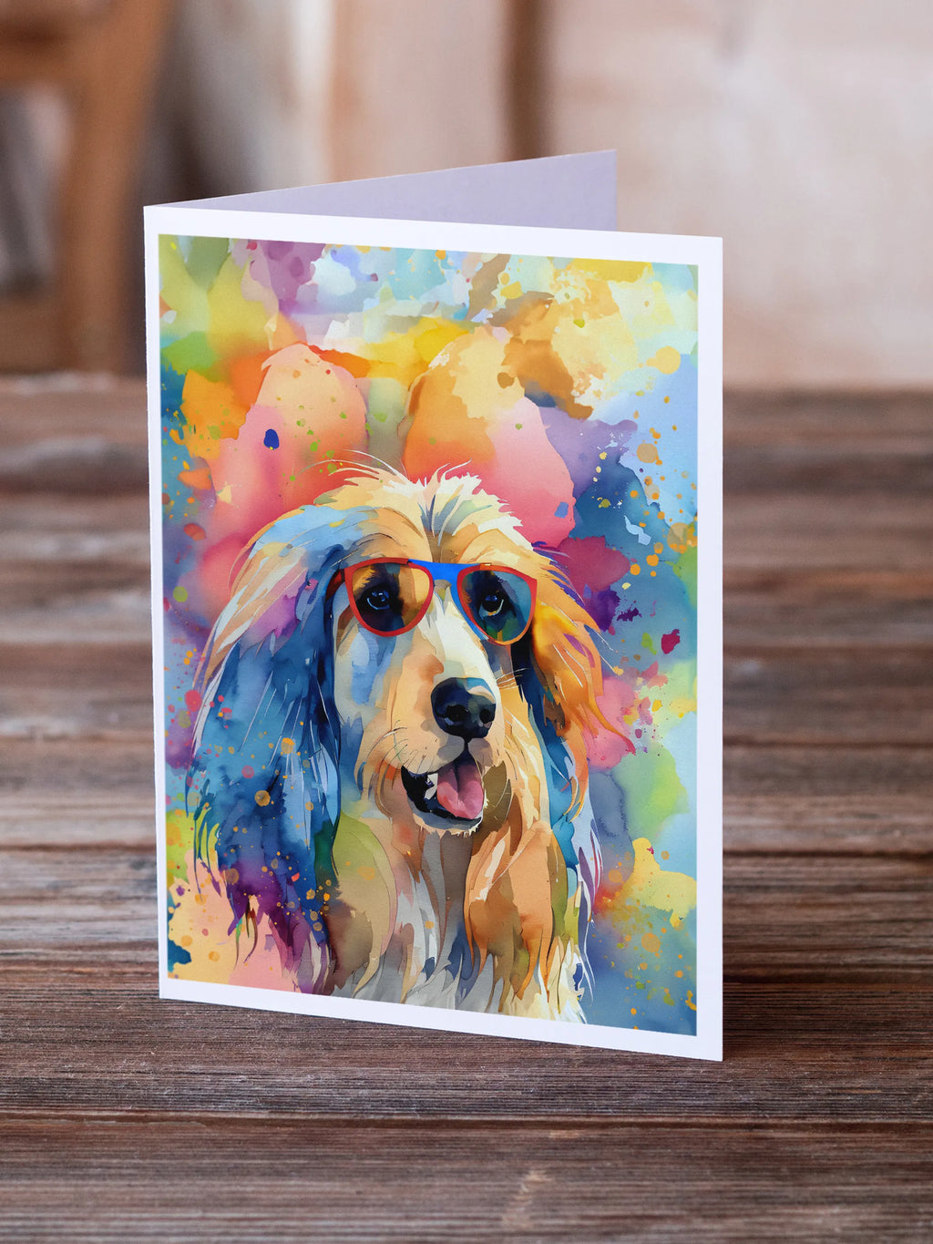 Hippie Dawg Greeting Cards  - Size: 5X7 | Pack Of: 1 | Collection name: Hippie dawg