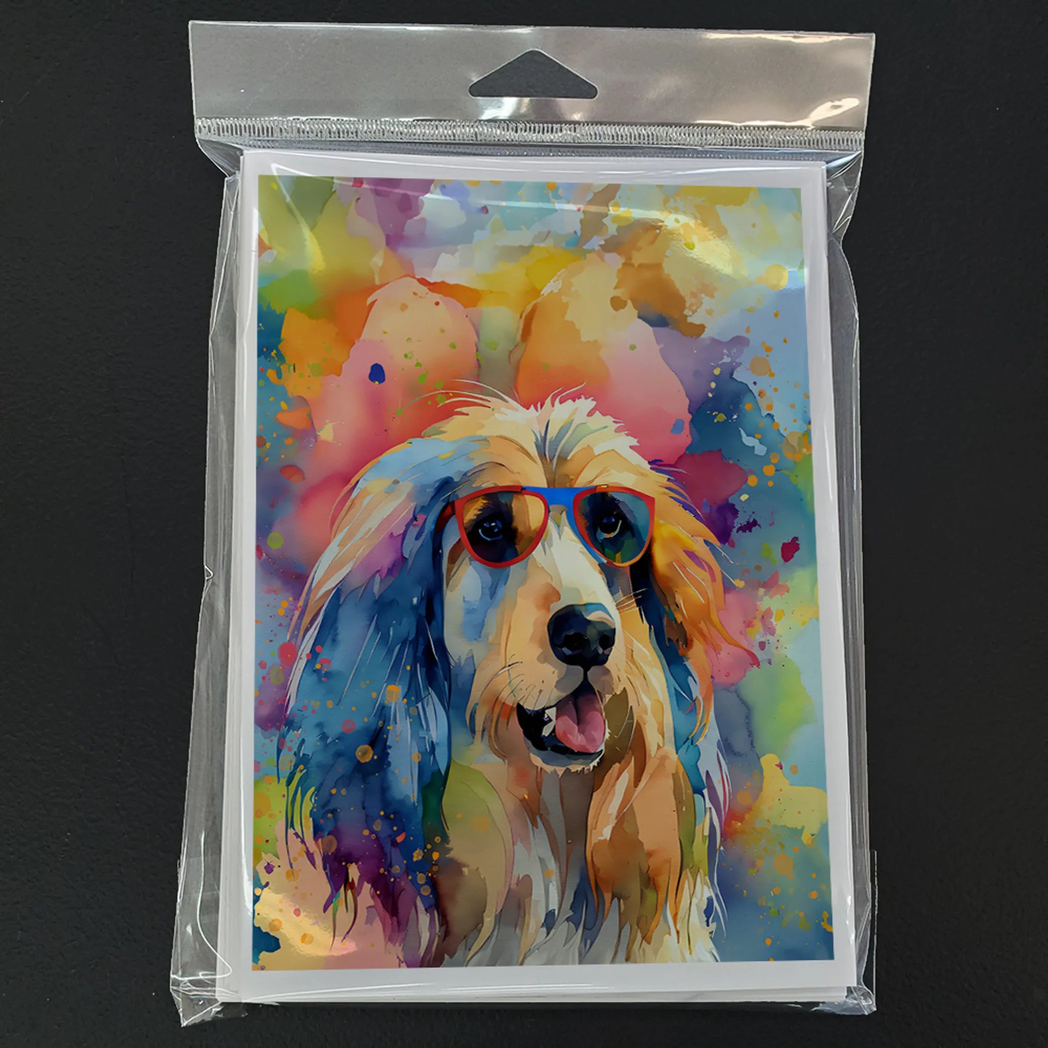 Hippie Dawg Greeting Cards  - Size: 5X7 | Pack Of: 1 | Collection name: Hippie dawg