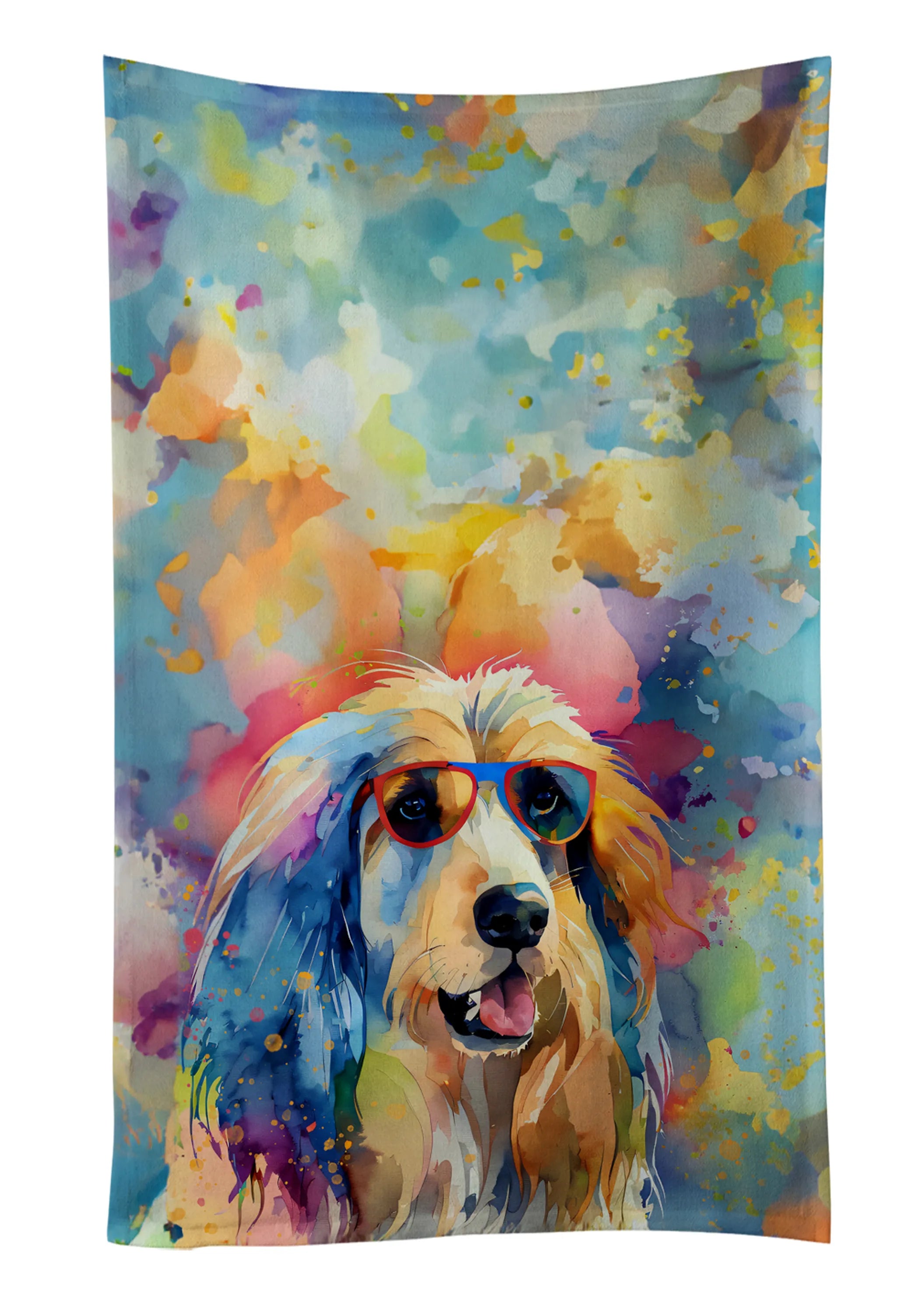 Hippie Dawg Kitchen Towel - Size: 25HX15W | Pack Of: 1 | Collection name: Hippie dawg