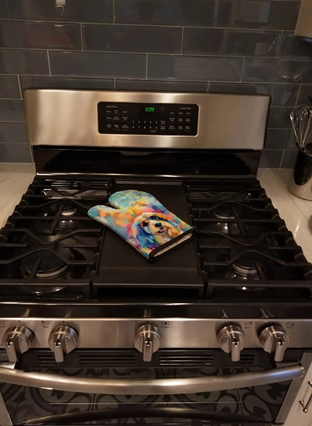 Hippie Dawg Oven Mitt - Size: 12HX8.5W | Pack Of: 1 | Collection name: Hippie dawg
