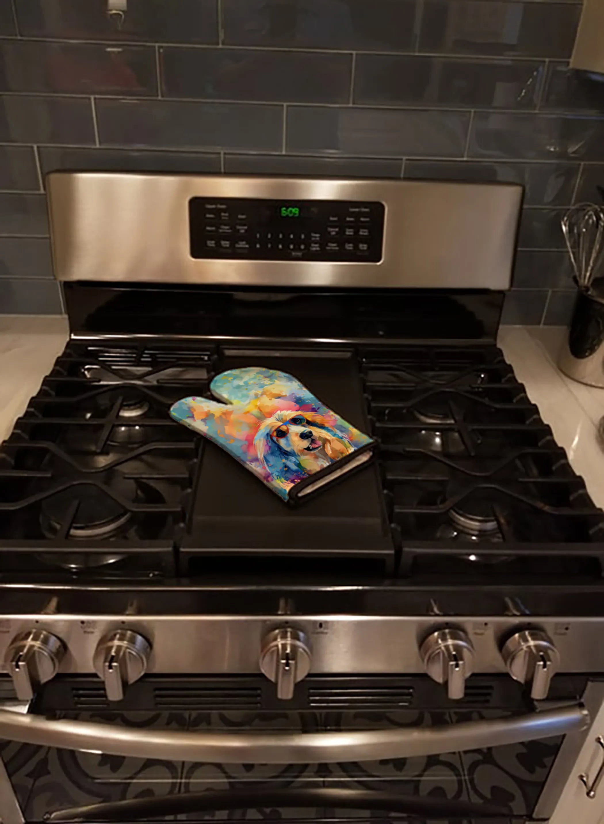 Hippie Dawg Oven Mitt - Size: 12HX8.5W | Pack Of: 1 | Collection name: Hippie dawg