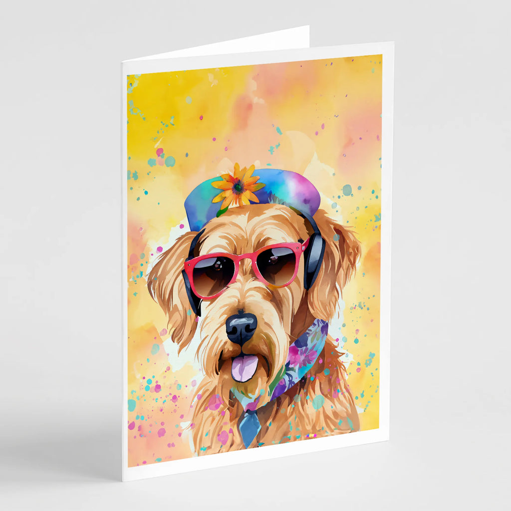 Hippie Dawg Greeting Cards  - Size: 5X7 | Pack Of: 1 | Collection name: Hippie dawg