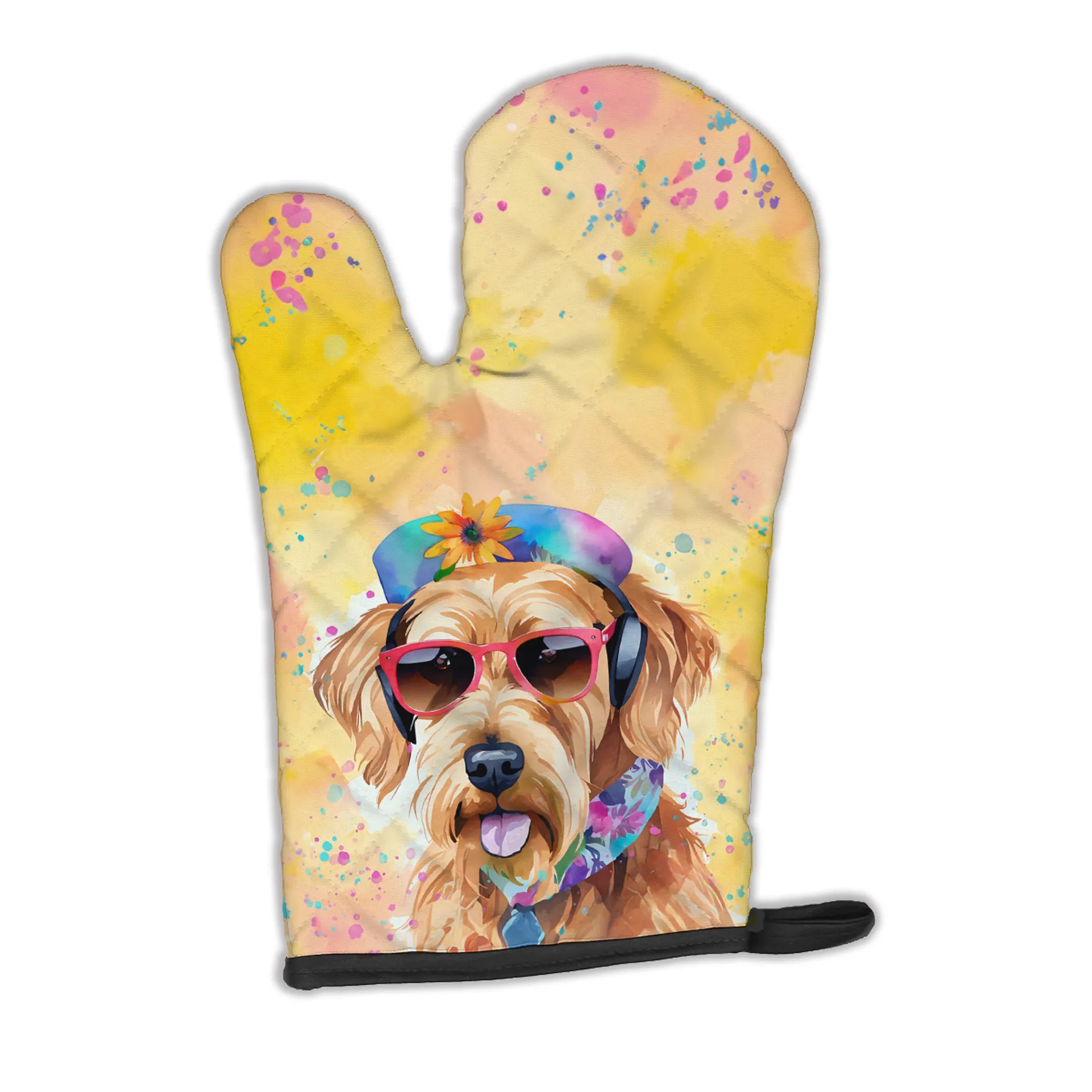 Hippie Dawg Oven Mitt - Size: 12HX8.5W | Pack Of: 1 | Collection name: Hippie dawg