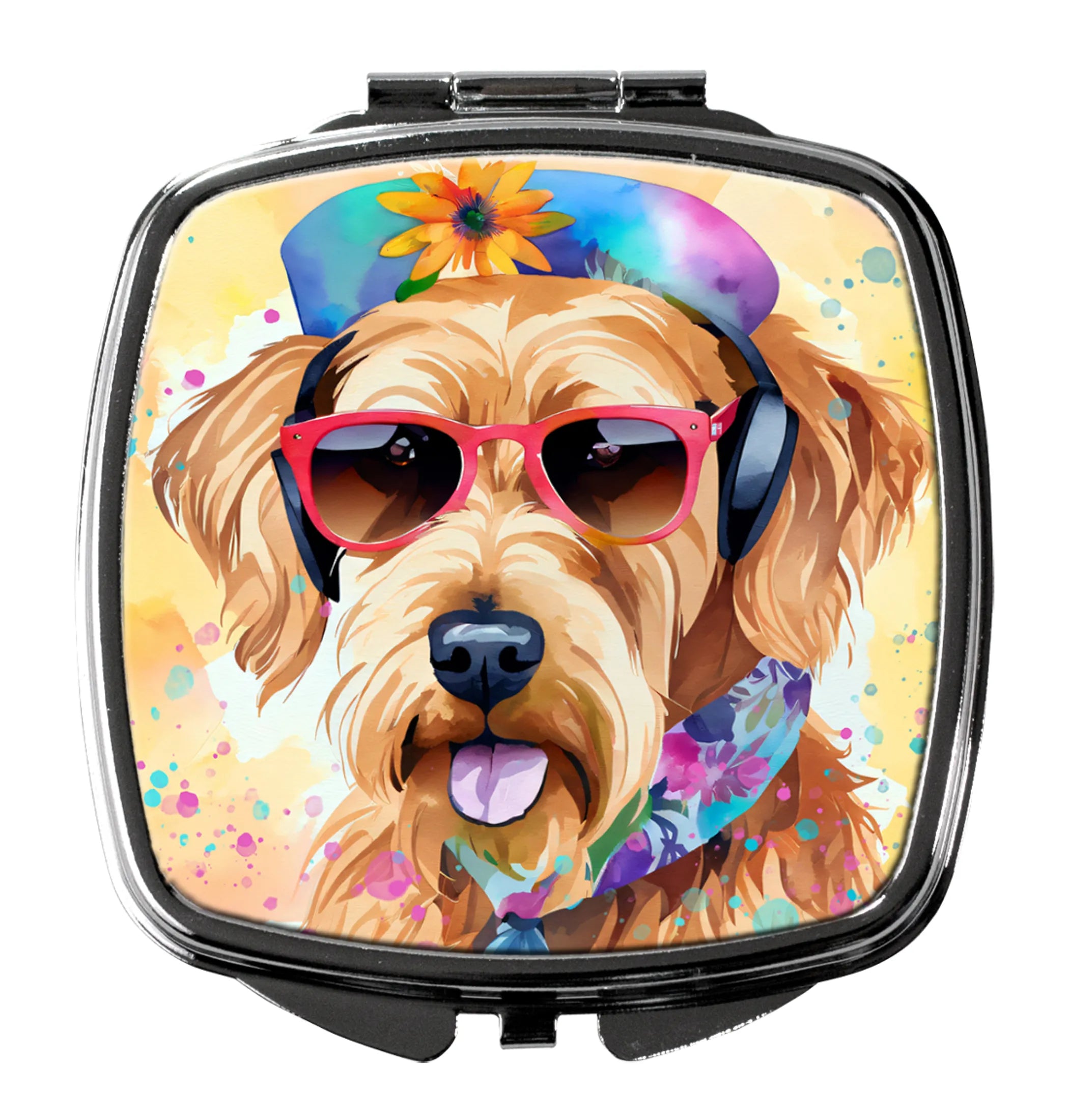Hippie Dawg Compact Mirror - Pack Of: 1 | Collection name: Hippie dawg