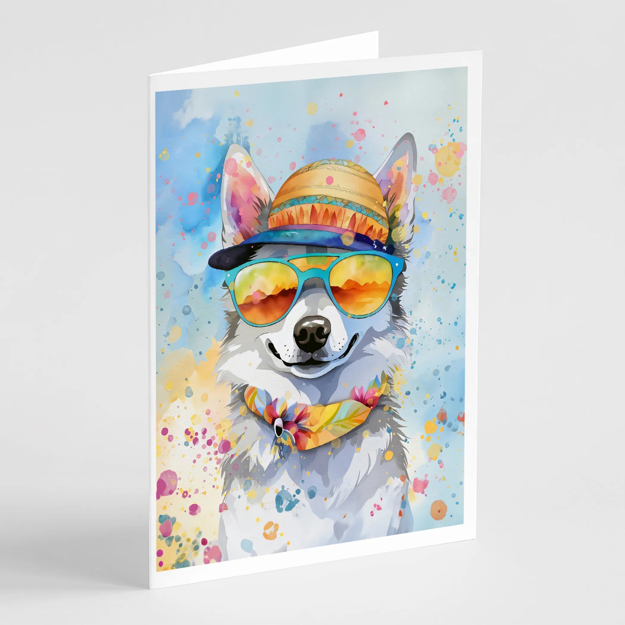 Hippie Dawg Greeting Cards  - Size: 5X7 | Pack Of: 1 | Collection name: Hippie dawg