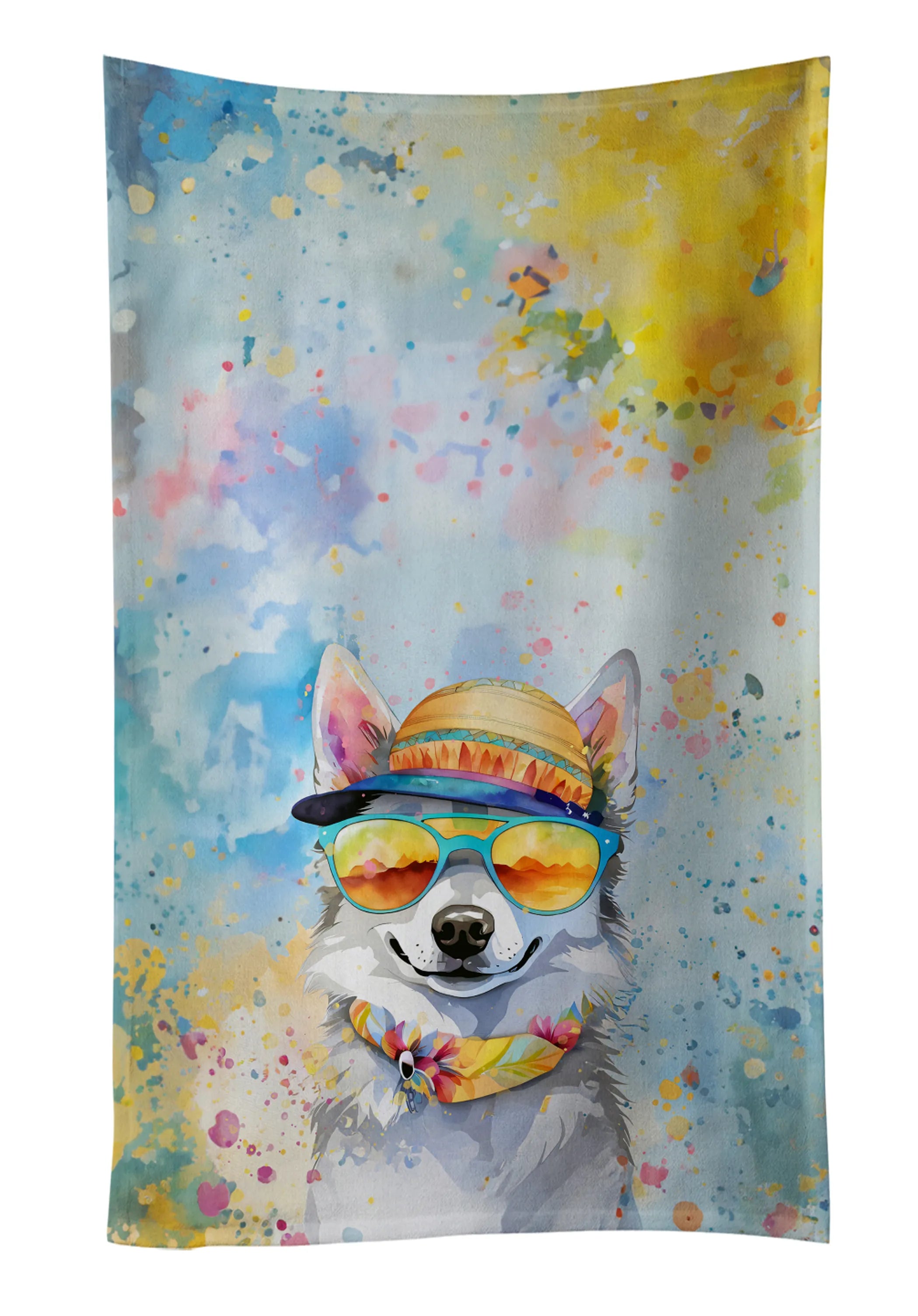 Hippie Dawg Kitchen Towel - Size: 25HX15W | Pack Of: 1 | Collection name: Hippie dawg