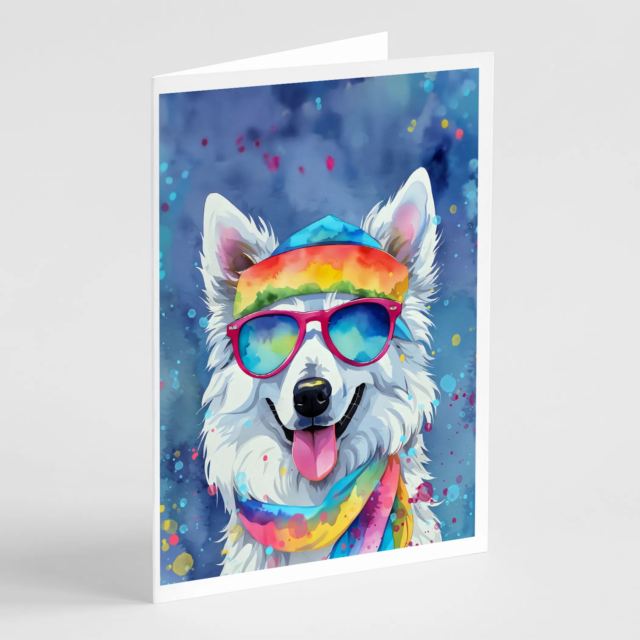 Hippie Dawg Greeting Cards  - Size: 5X7 | Pack Of: 1 | Collection name: Hippie dawg
