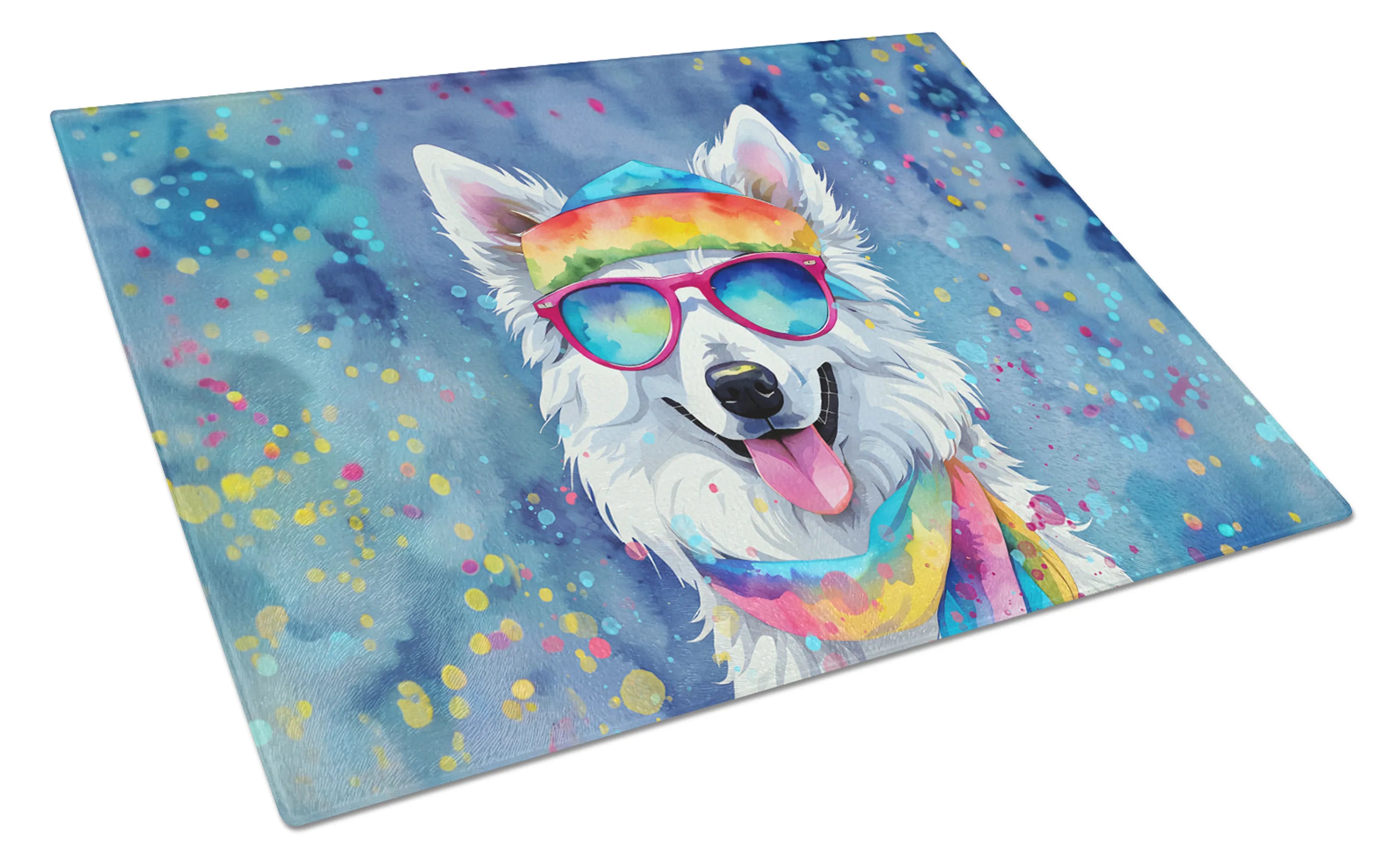 Hippie Dawg Glass Cutting Board - Size: LARGE | Pack Of: 1 | Collection name: Hippie dawg