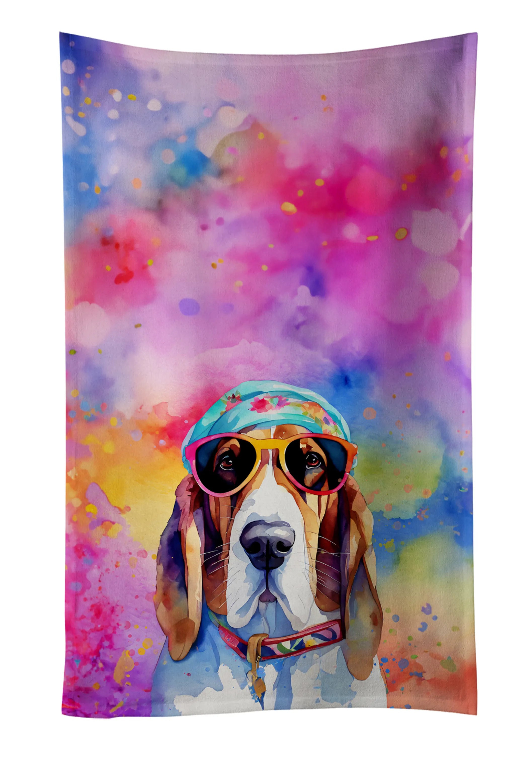 Hippie Dawg Kitchen Towel - Size: 25HX15W | Pack Of: 1 | Collection name: Hippie dawg