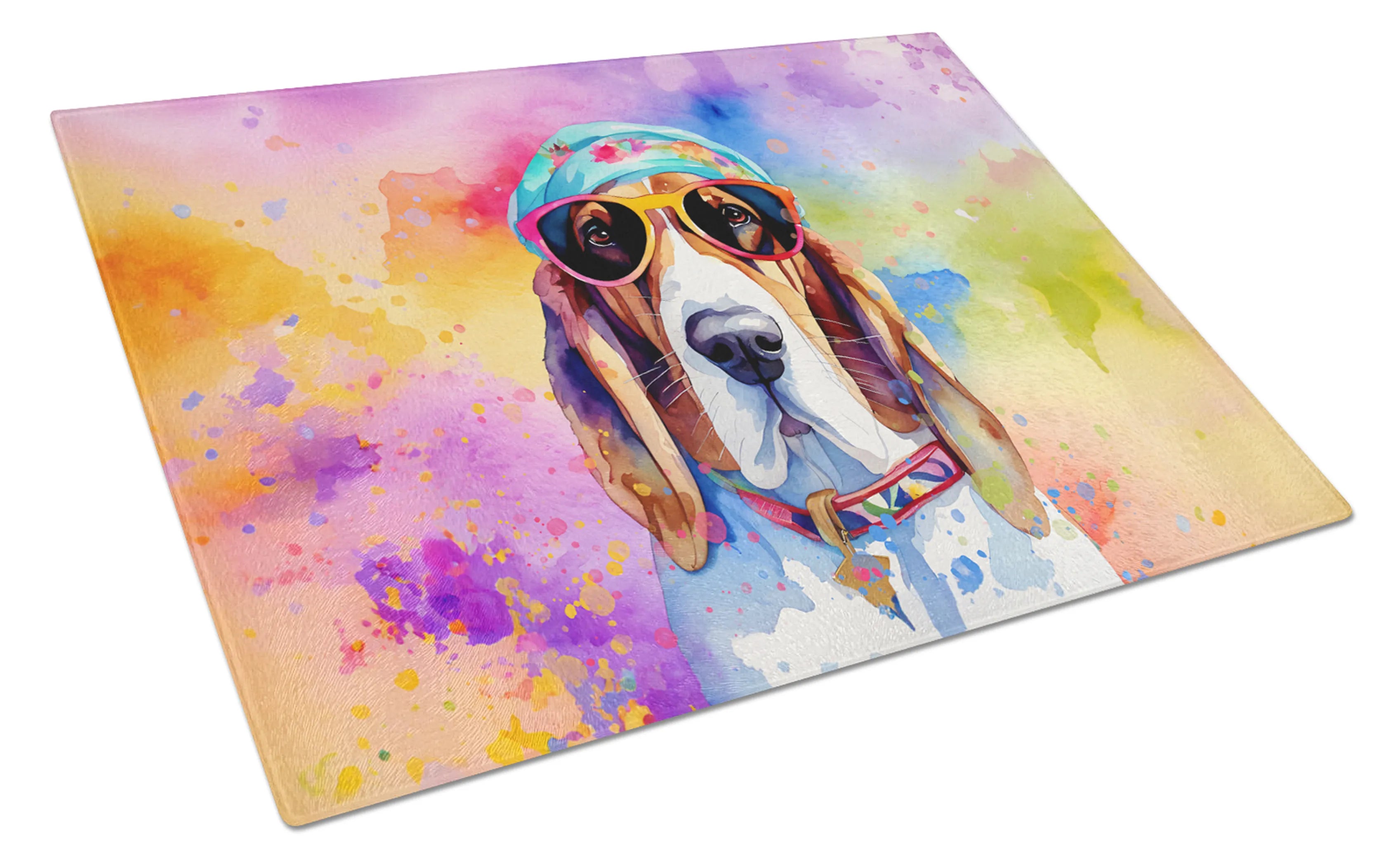 Hippie Dawg Glass Cutting Board - Size: LARGE | Pack Of: 1 | Collection name: Hippie dawg