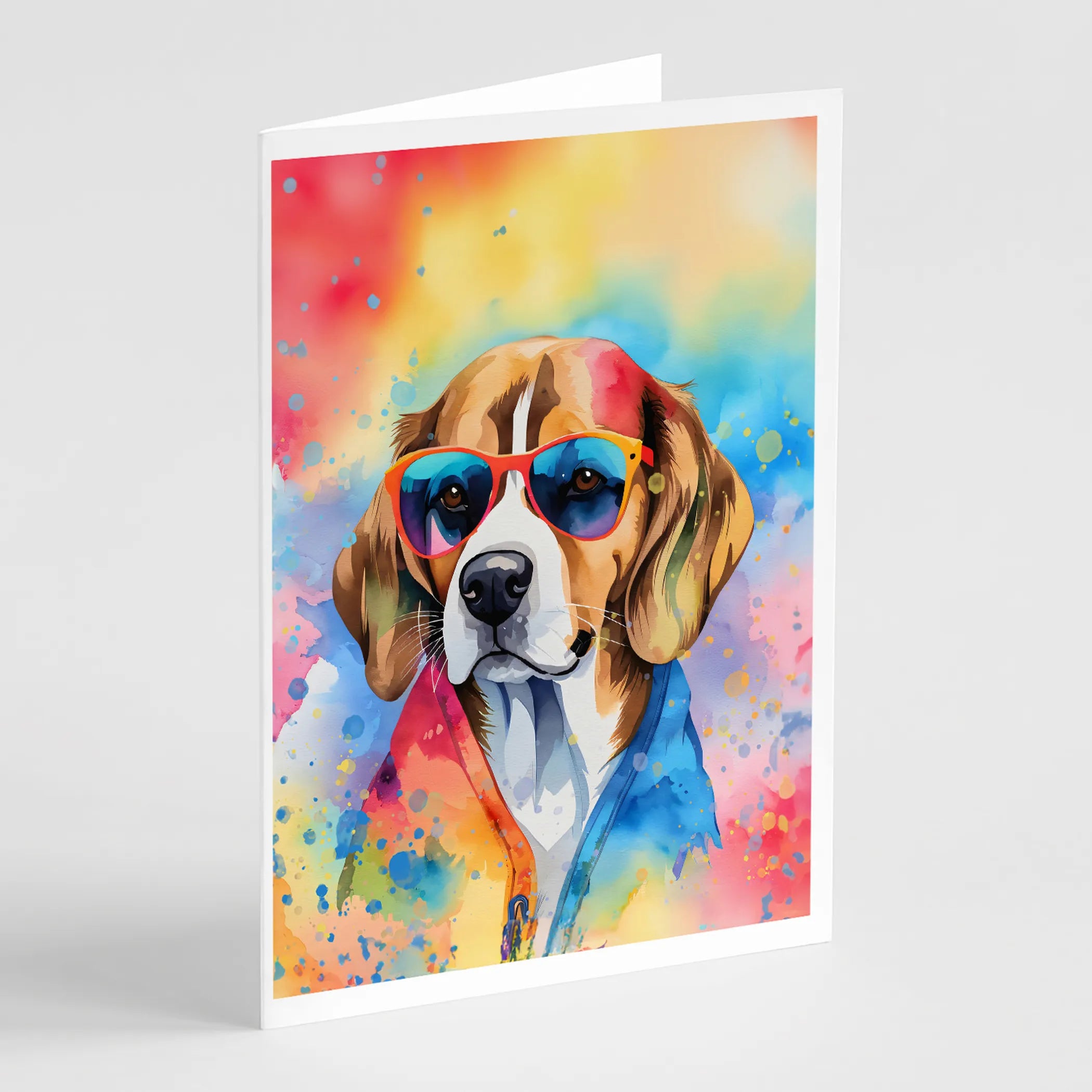 Hippie Dawg Greeting Cards  - Size: 5X7 | Pack Of: 1 | Collection name: Hippie dawg