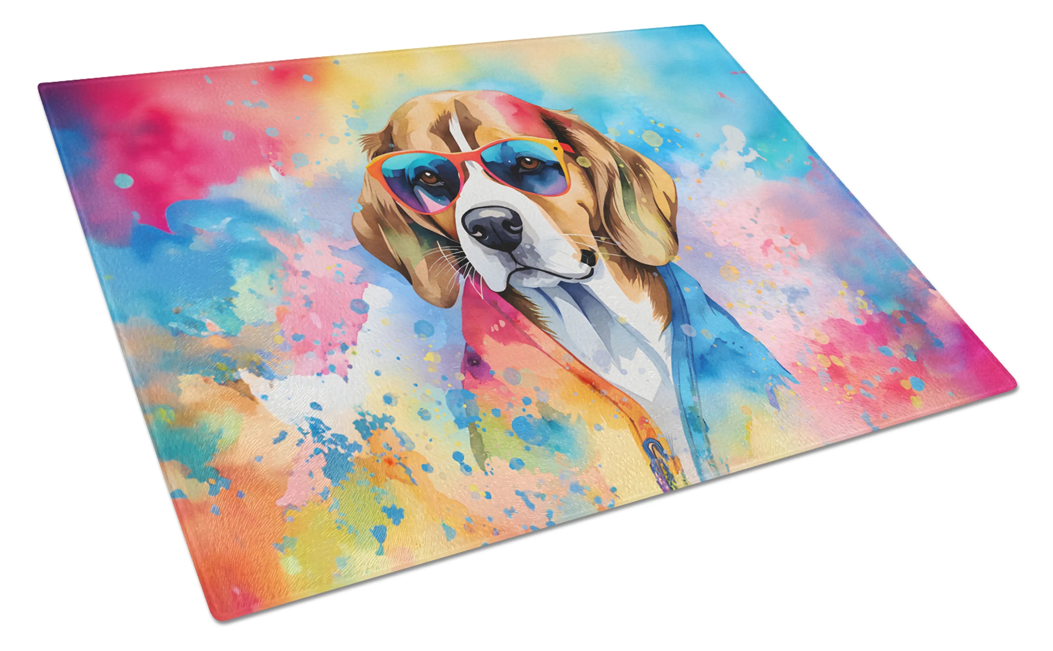 Hippie Dawg Glass Cutting Board - Size: LARGE | Pack Of: 1 | Collection name: Hippie dawg