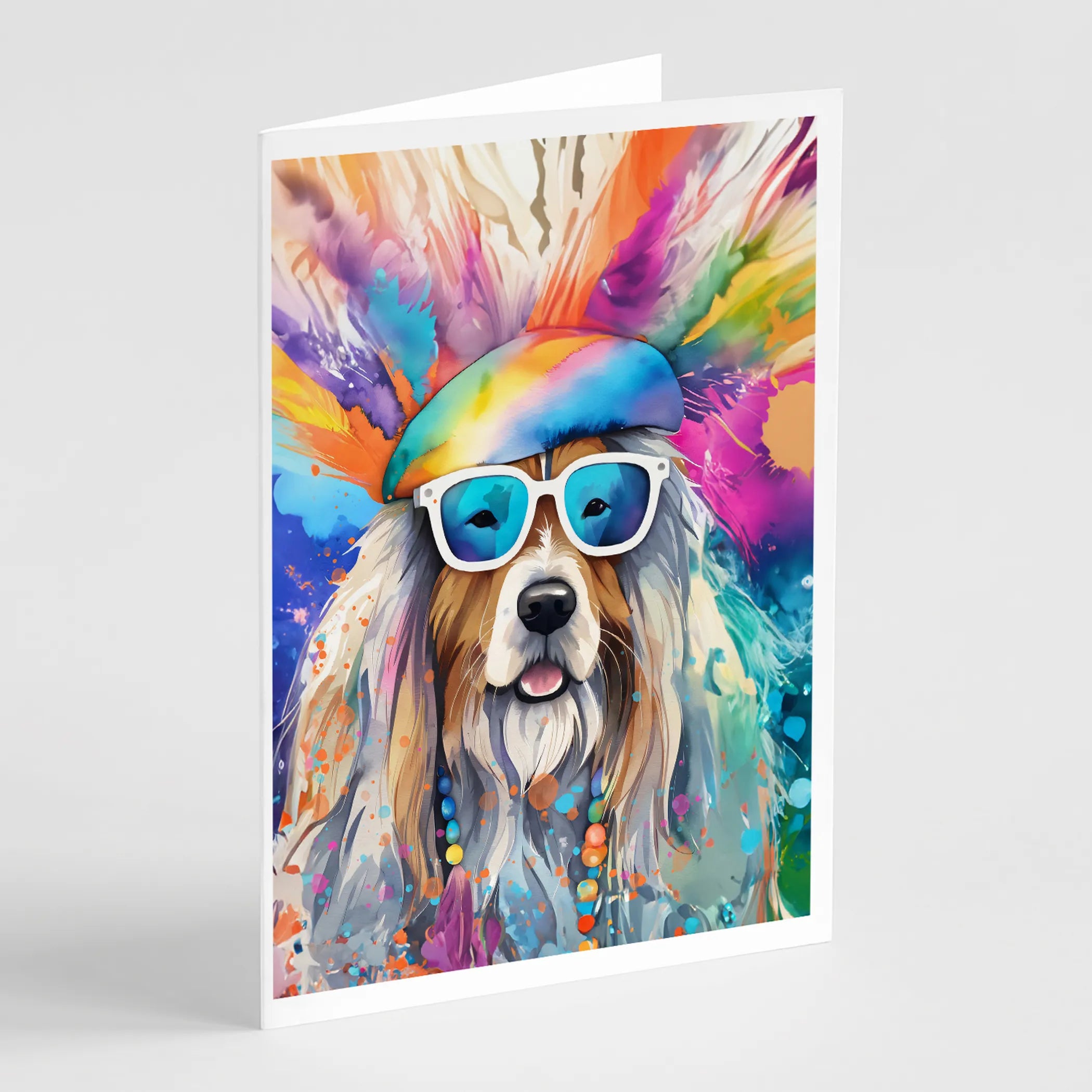 Hippie Dawg Greeting Cards  - Size: 5X7 | Pack Of: 1 | Collection name: Hippie dawg