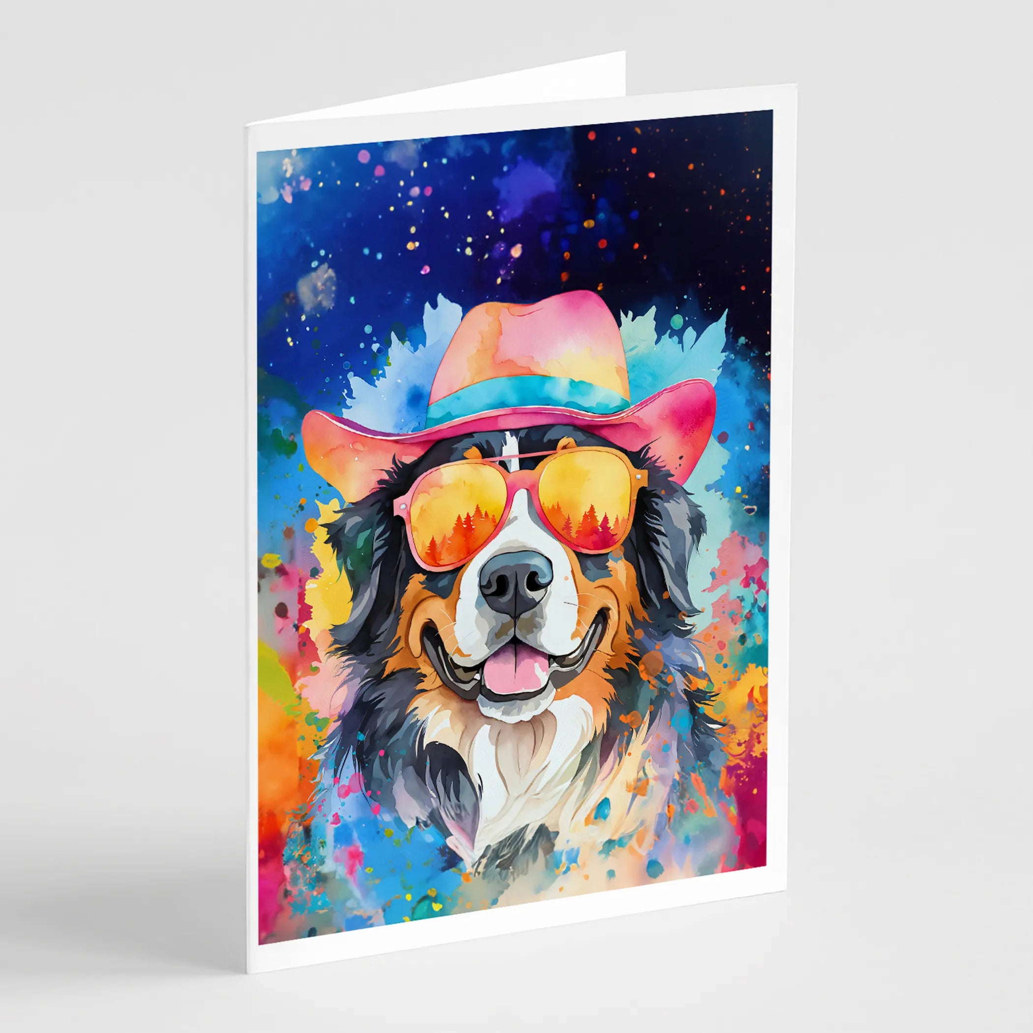 Hippie Dawg Greeting Cards  - Size: 5X7 | Pack Of: 1 | Collection name: Hippie dawg