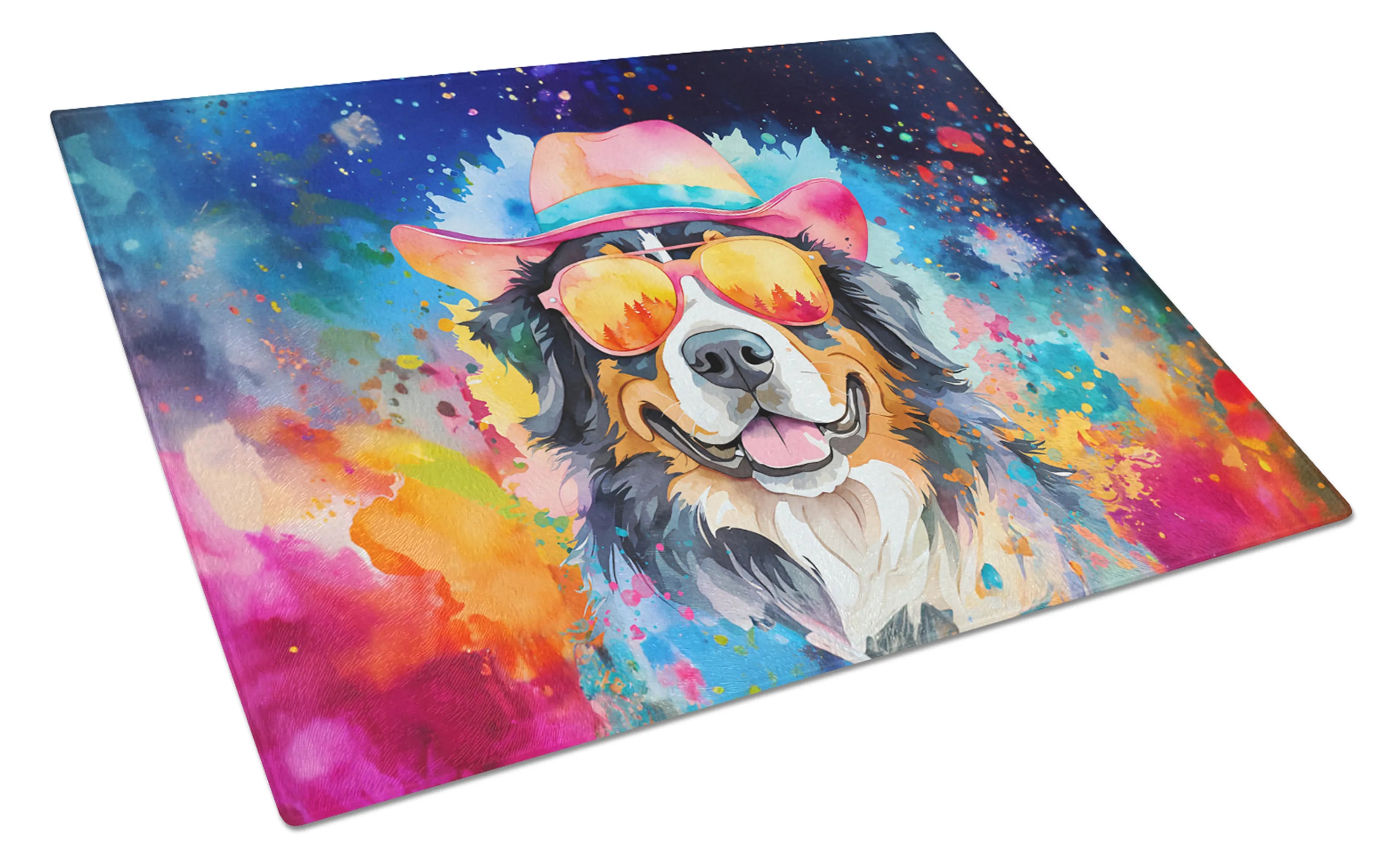Hippie Dawg Glass Cutting Board - Size: LARGE | Pack Of: 1 | Collection name: Hippie dawg