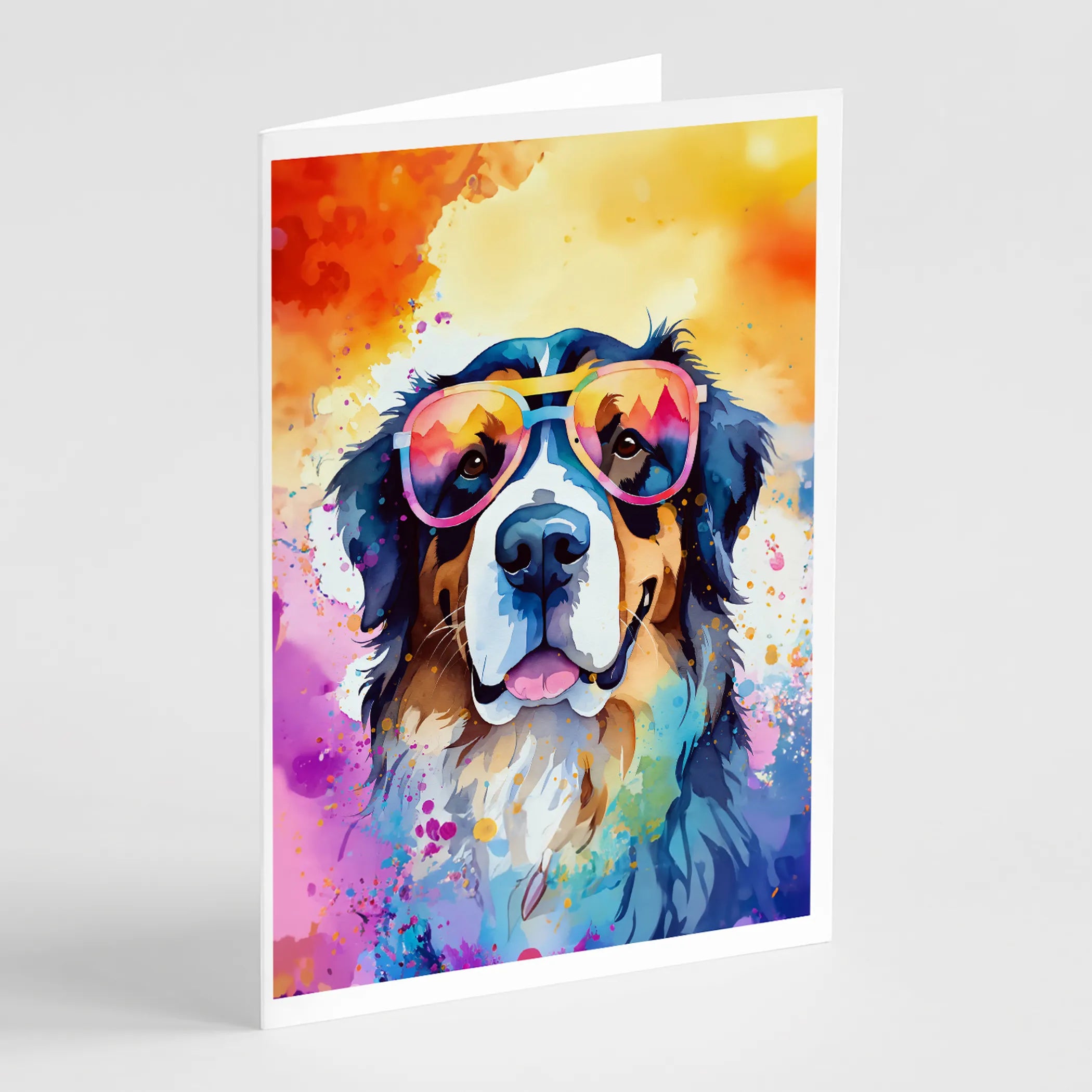 Hippie Dawg Greeting Cards  - Size: 5X7 | Pack Of: 1 | Collection name: Hippie dawg