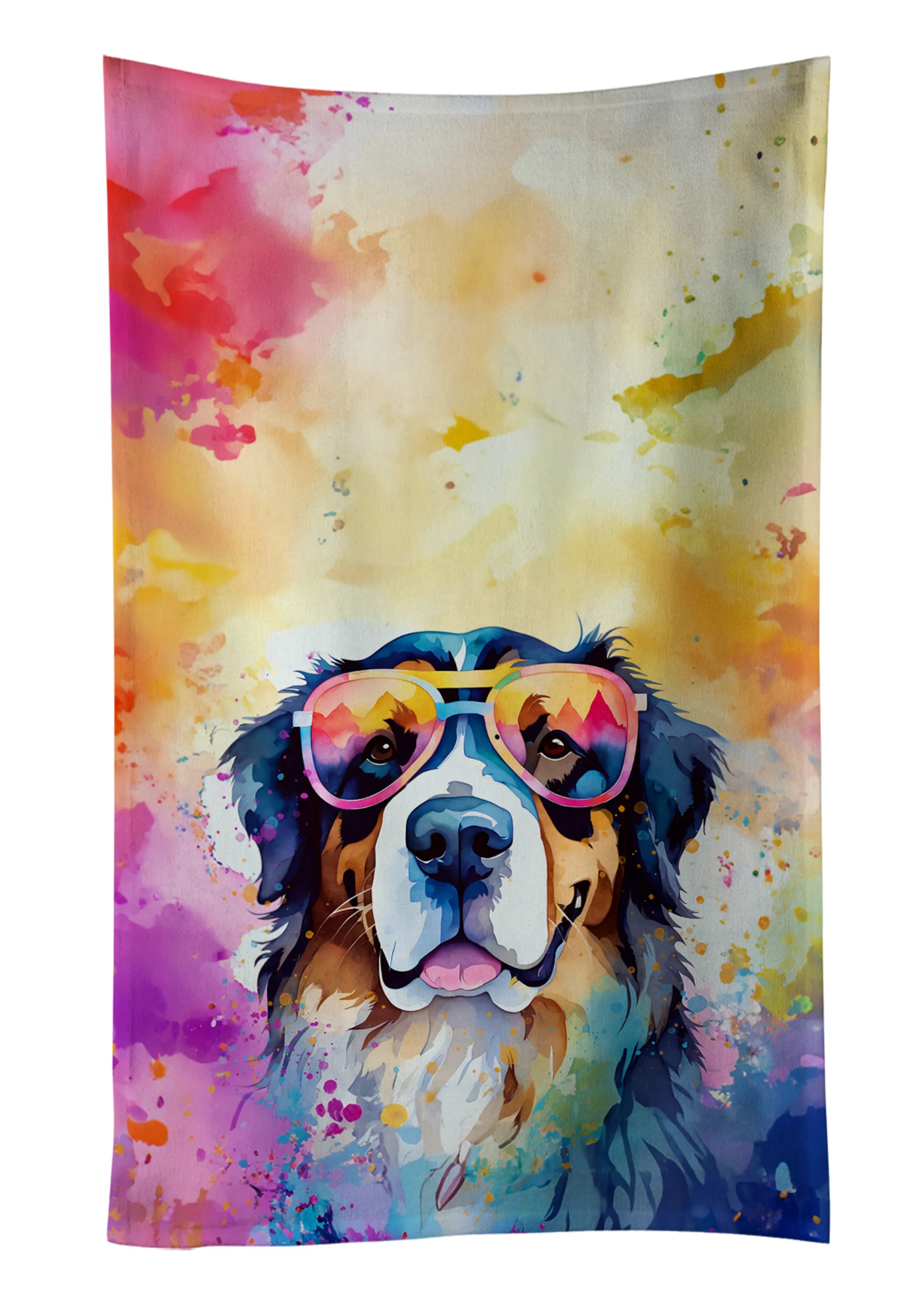 Hippie Dawg Kitchen Towel - Size: 25HX15W | Pack Of: 1 | Collection name: Hippie dawg