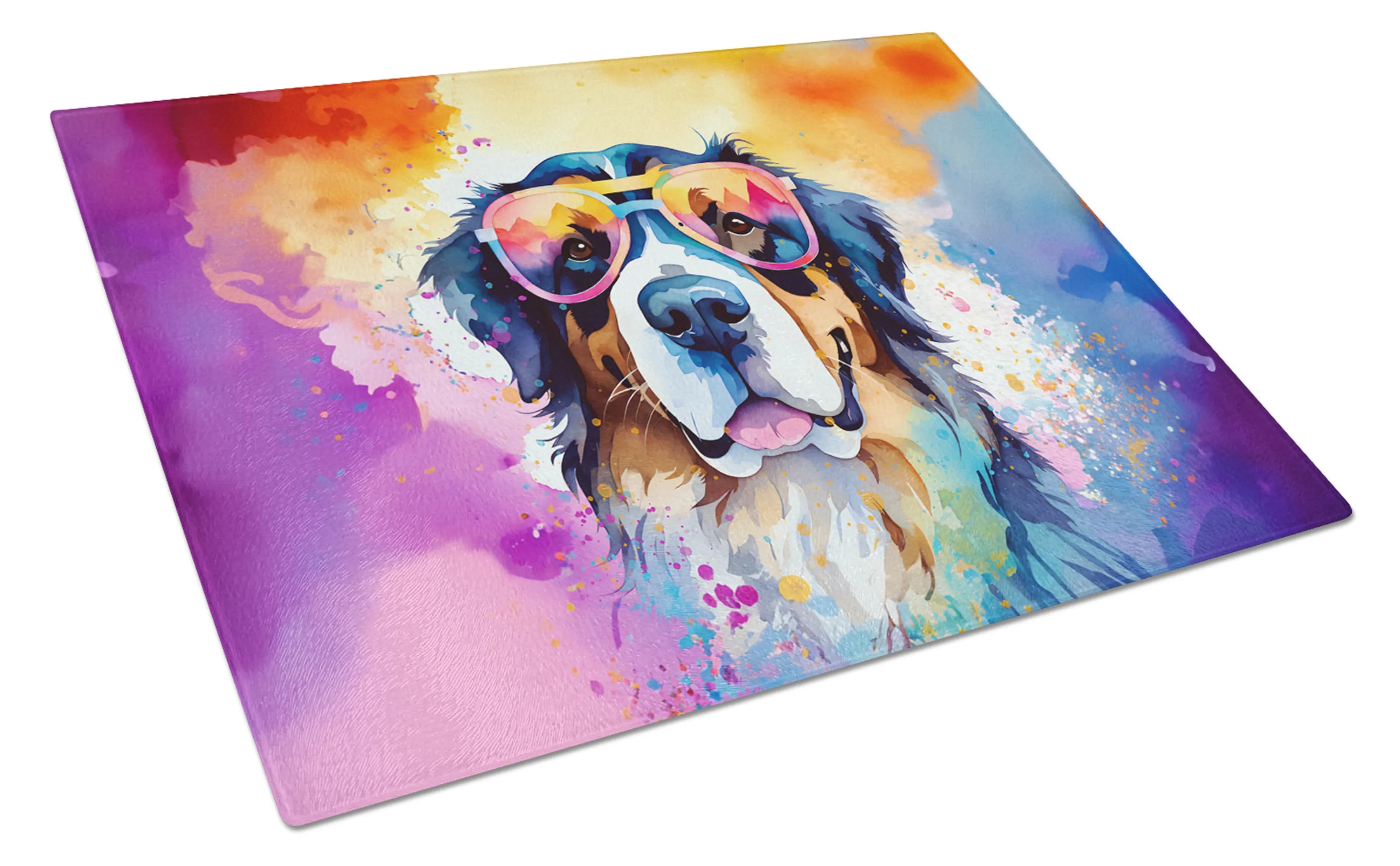 Hippie Dawg Glass Cutting Board - Size: LARGE | Pack Of: 1 | Collection name: Hippie dawg