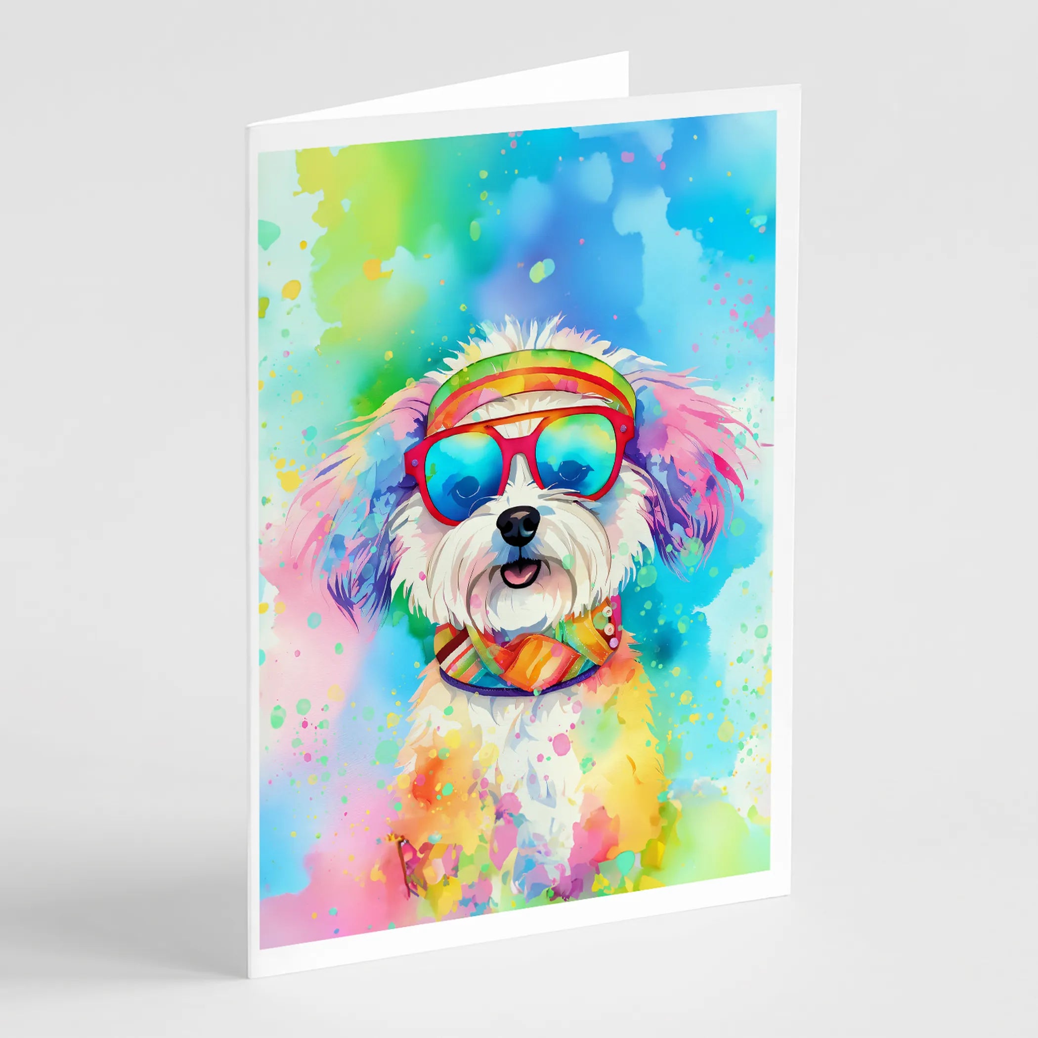 Hippie Dawg Greeting Cards  - Size: 5X7 | Pack Of: 1 | Collection name: Hippie dawg