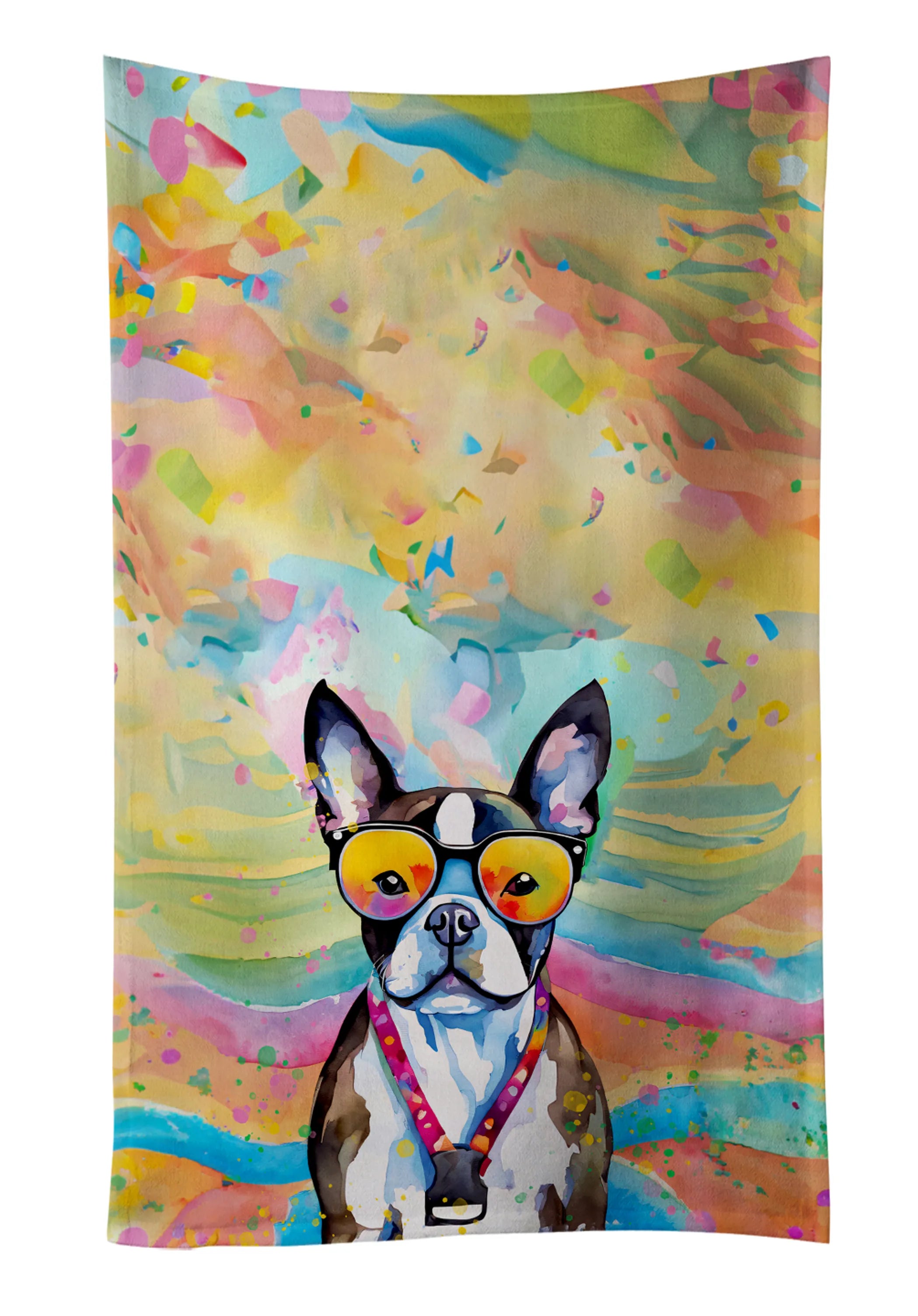 Hippie Dawg Kitchen Towel - Size: 25HX15W | Pack Of: 1 | Collection name: Hippie dawg