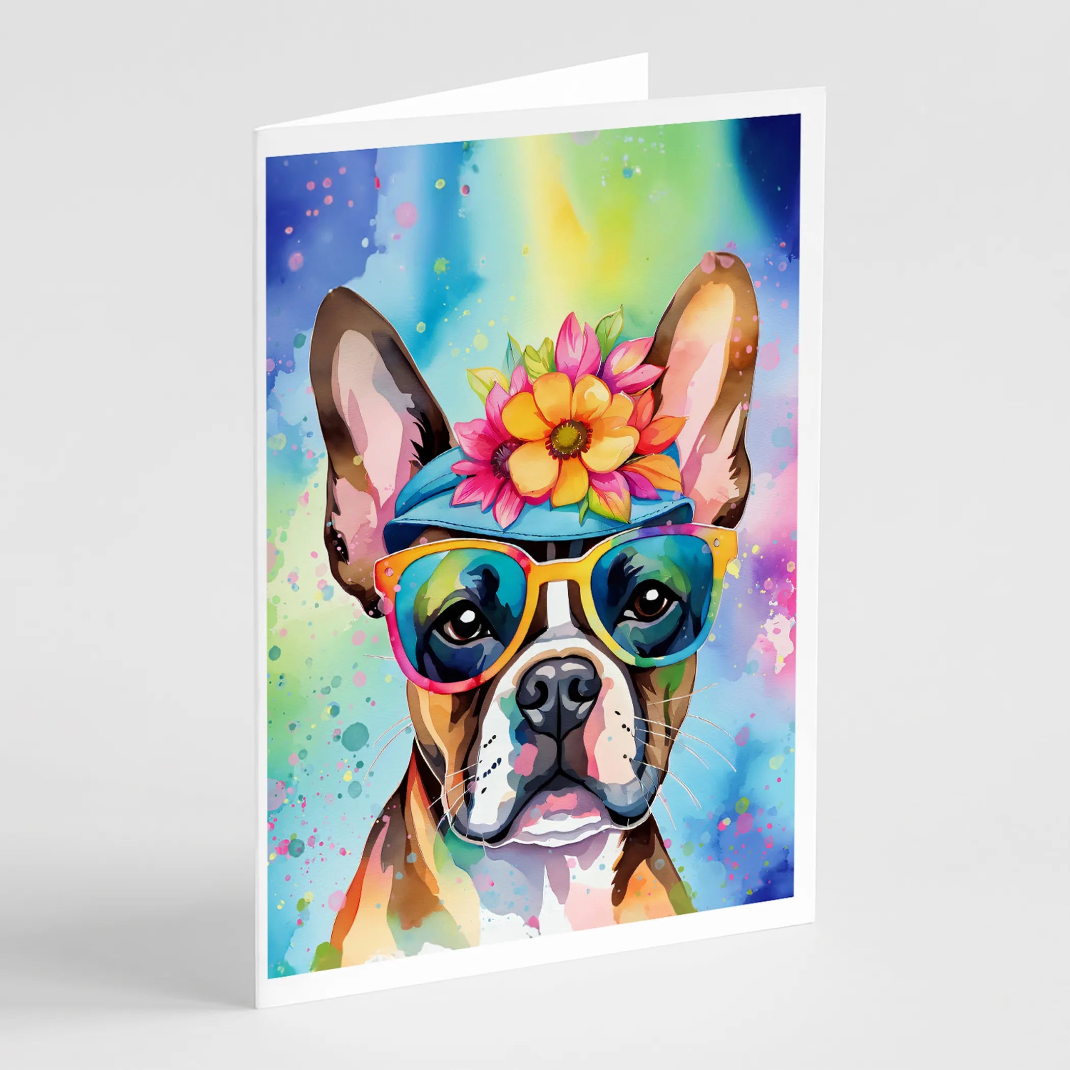Hippie Dawg Greeting Cards  - Size: 5X7 | Pack Of: 1 | Collection name: Hippie dawg