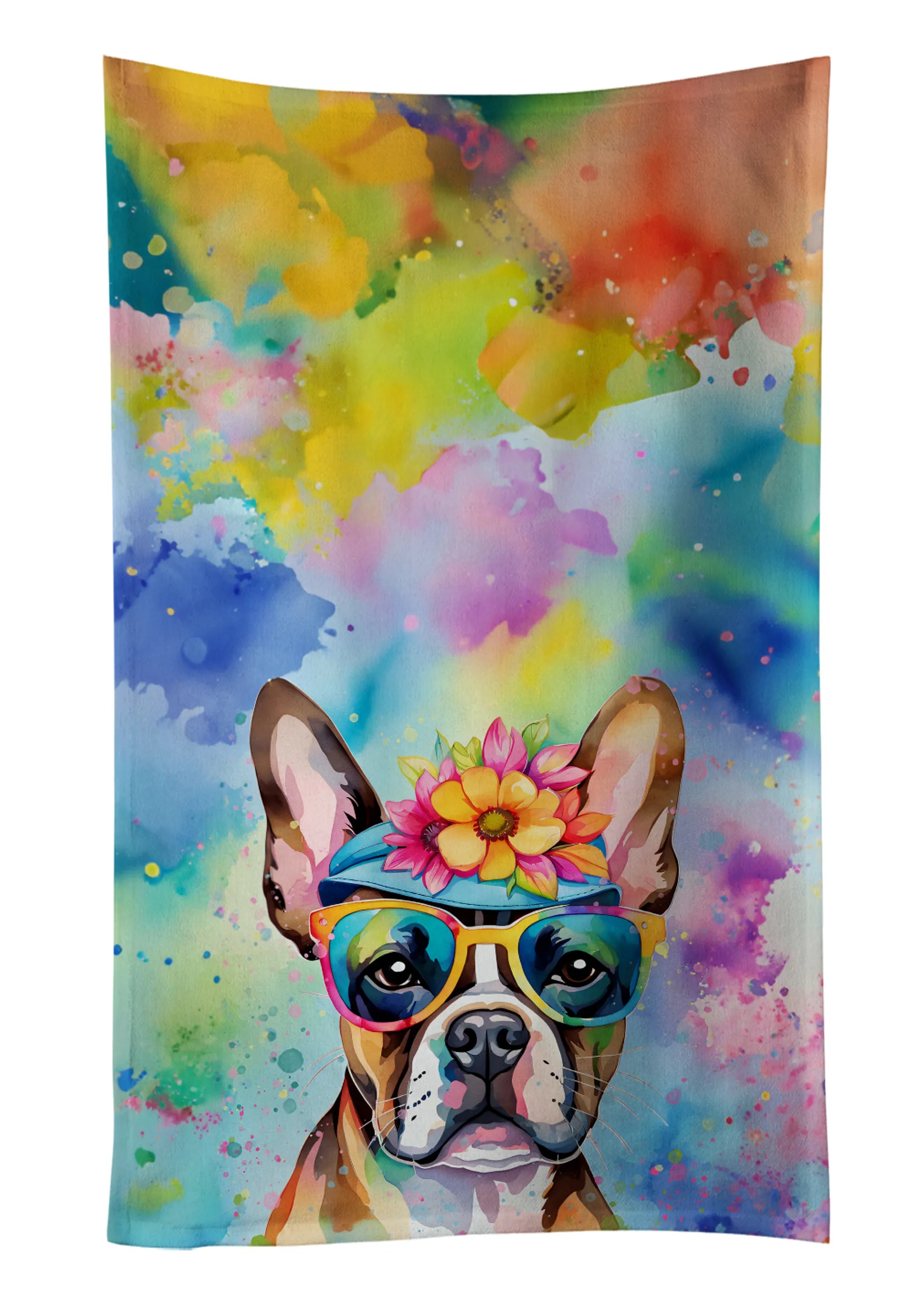 Hippie Dawg Kitchen Towel - Size: 25HX15W | Pack Of: 1 | Collection name: Hippie dawg