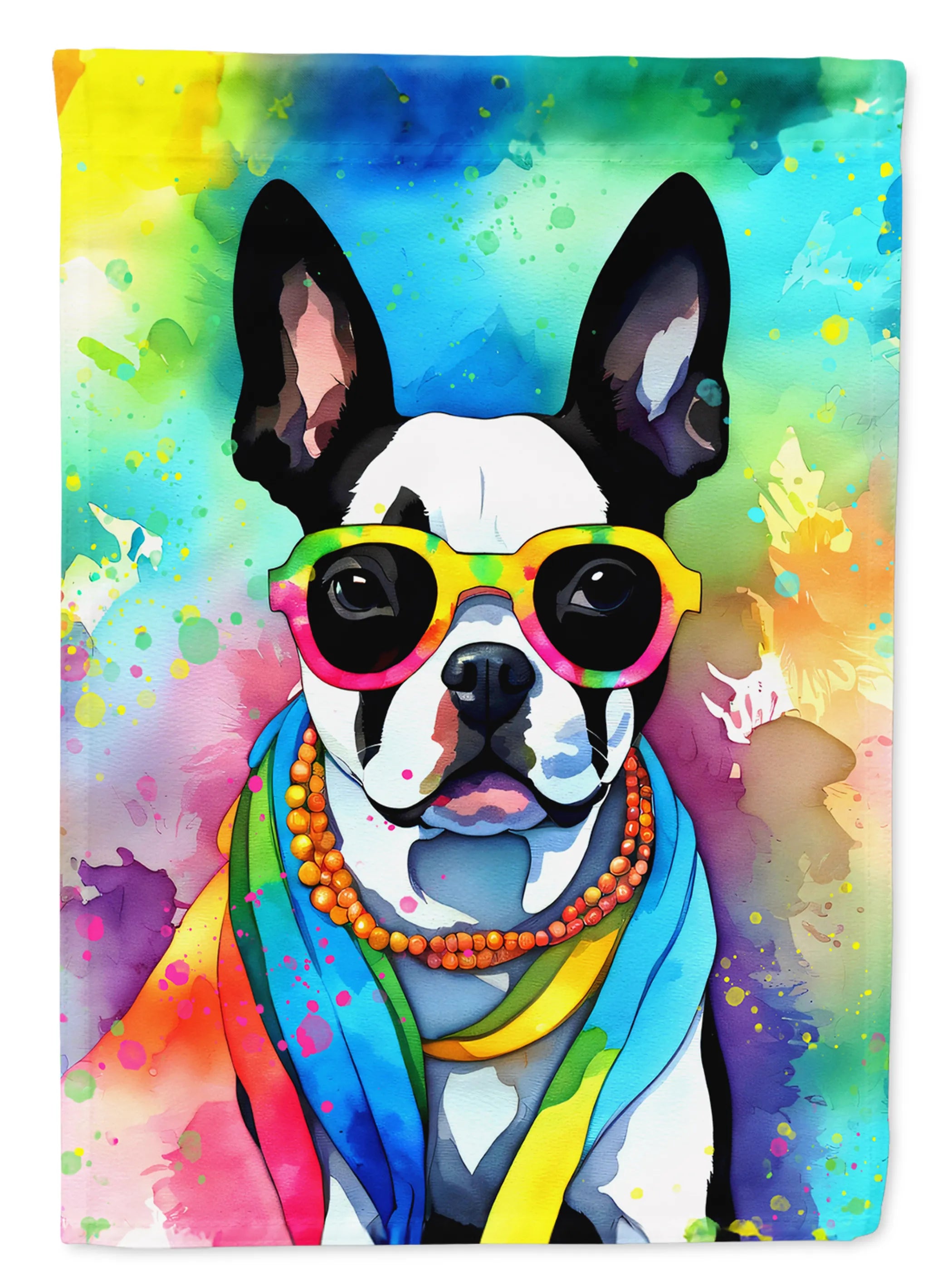 Hippie Dawg Decorative Flag - Size: GARDEN SIZE | Pack Of: 1 | Collection name: Hippie dawg