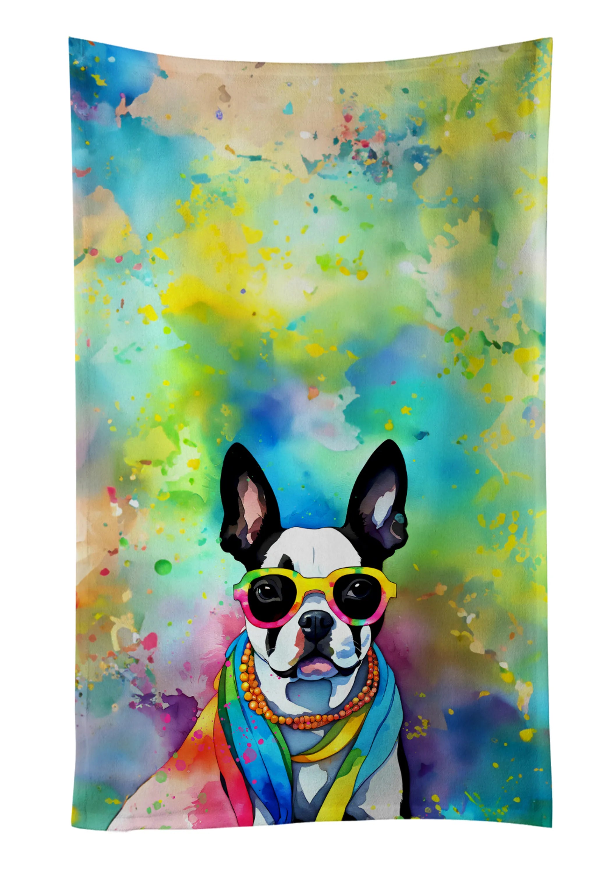Hippie Dawg Kitchen Towel - Size: 25HX15W | Pack Of: 1 | Collection name: Hippie dawg