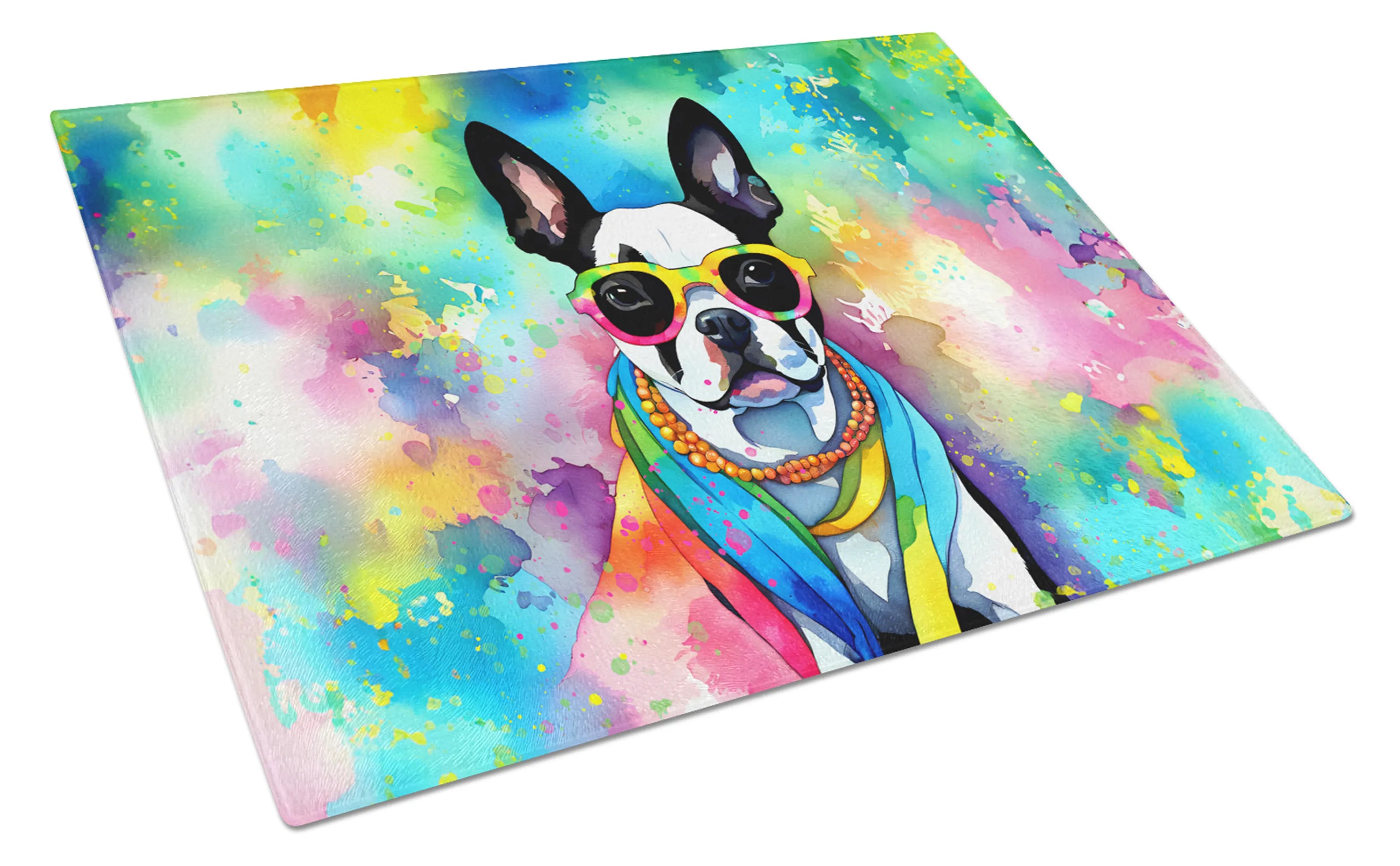 Hippie Dawg Glass Cutting Board - Size: LARGE | Pack Of: 1 | Collection name: Hippie dawg