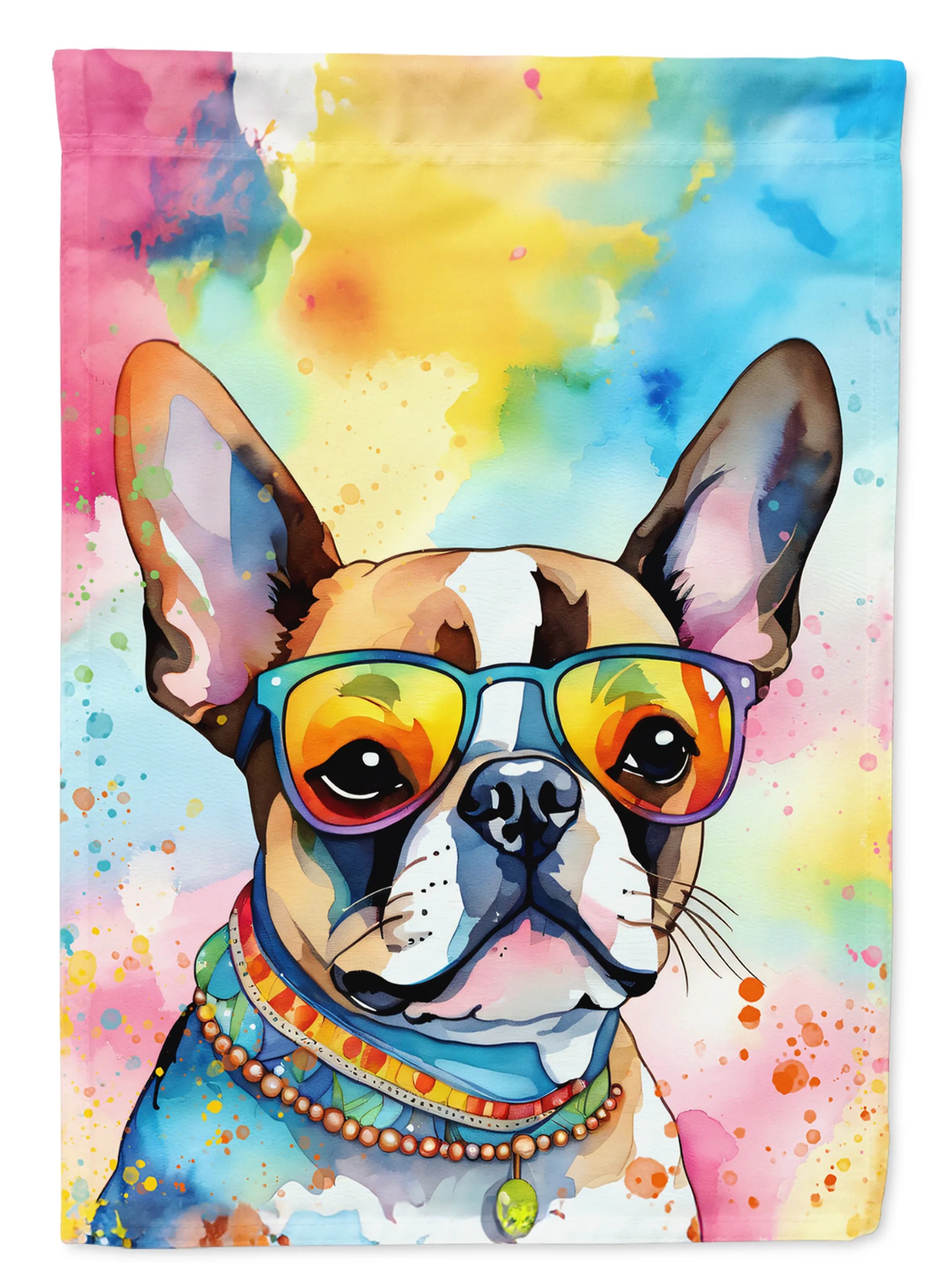 Hippie Dawg Decorative Flag - Size: GARDEN SIZE | Pack Of: 1 | Collection name: Hippie dawg