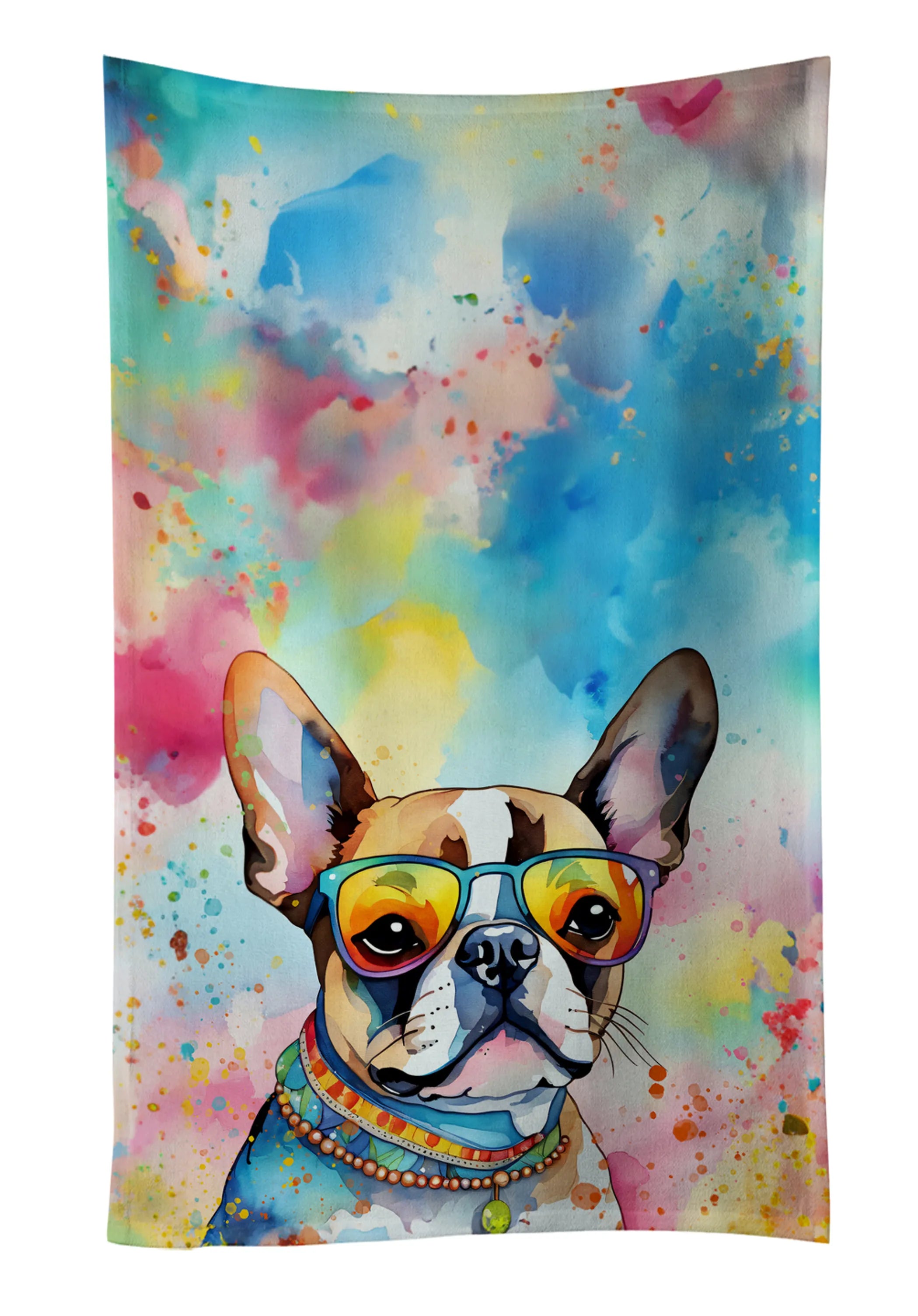Hippie Dawg Kitchen Towel - Size: 25HX15W | Pack Of: 1 | Collection name: Hippie dawg