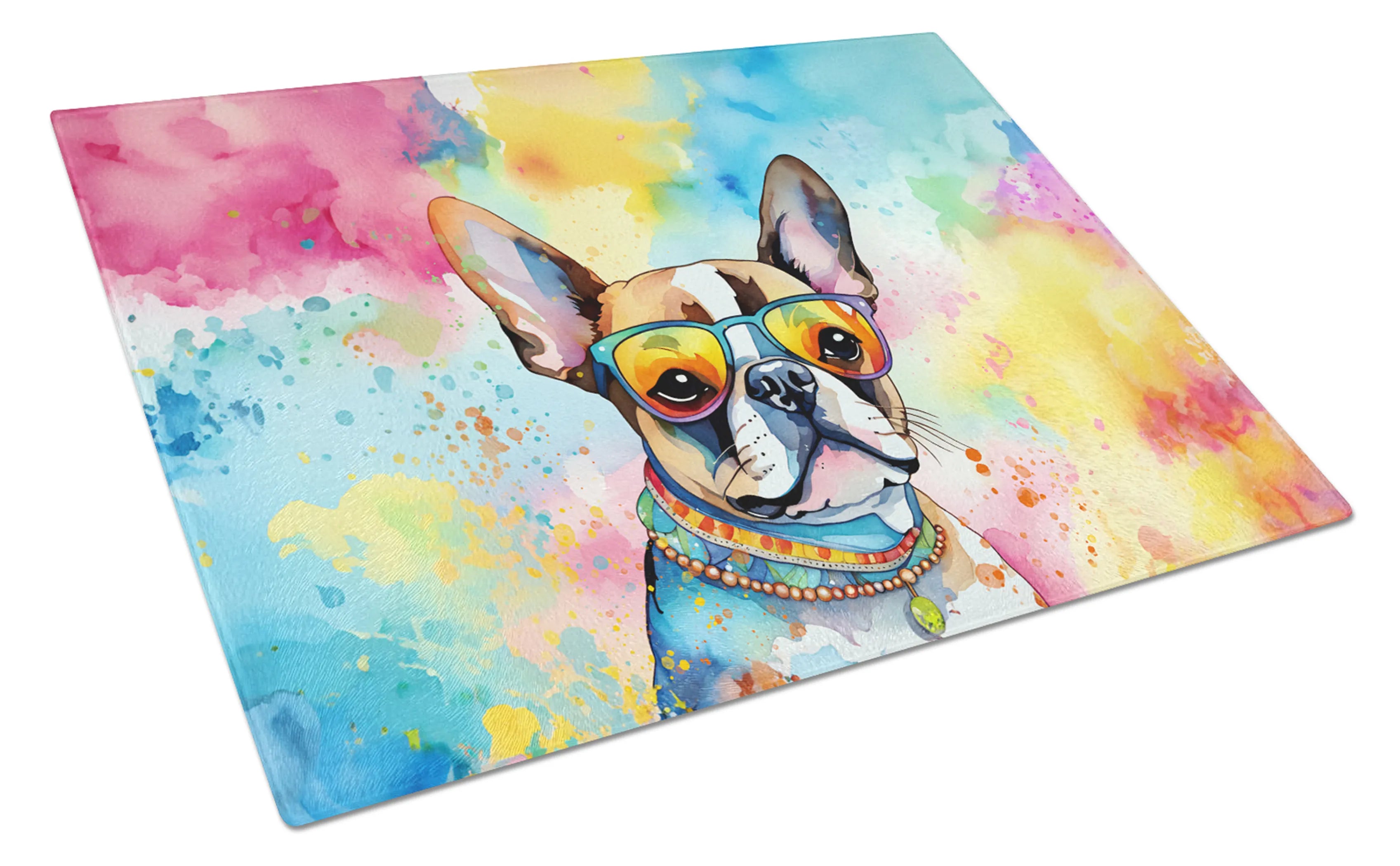 Hippie Dawg Glass Cutting Board - Size: LARGE | Pack Of: 1 | Collection name: Hippie dawg