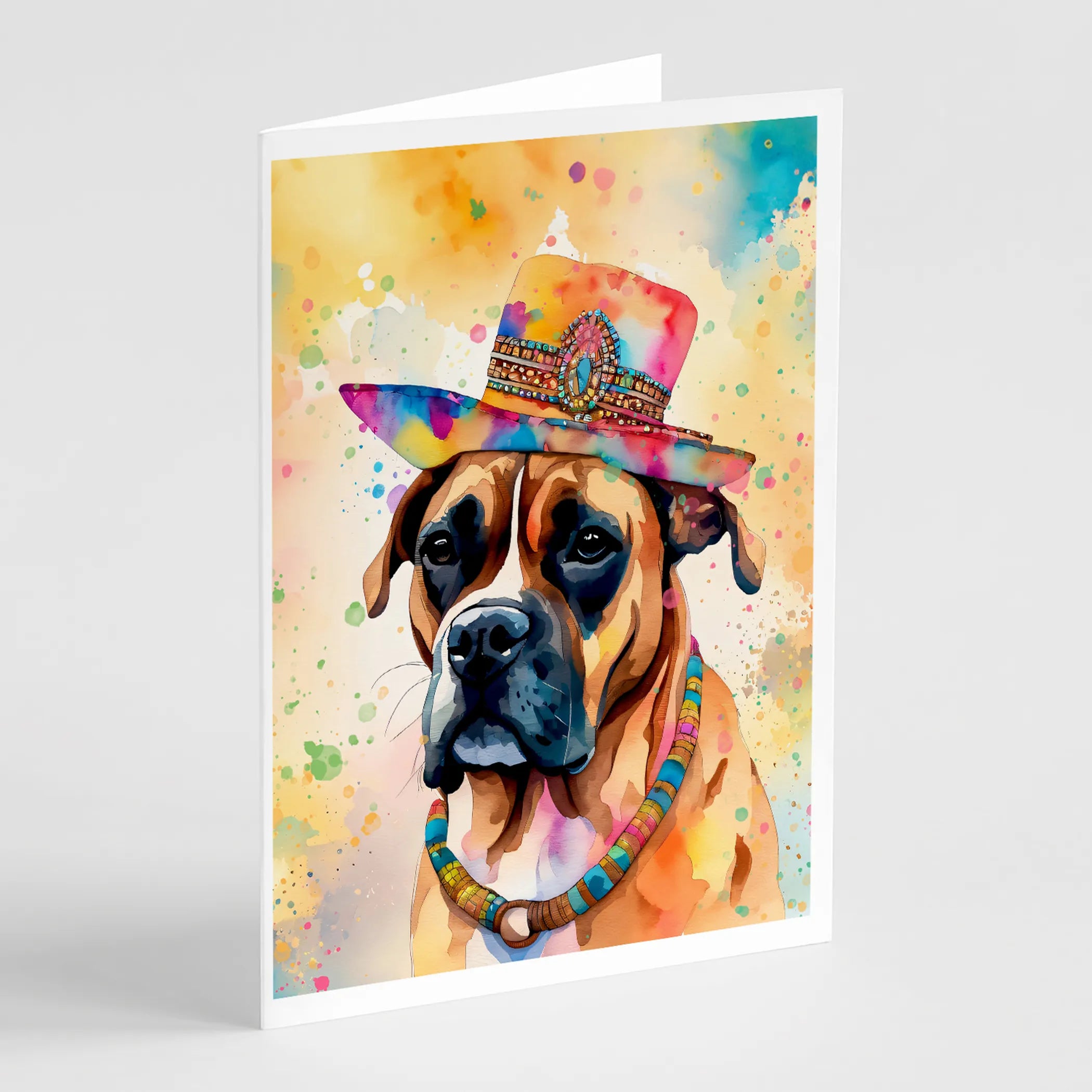Hippie Dawg Greeting Cards  - Size: 5X7 | Pack Of: 1 | Collection name: Hippie dawg