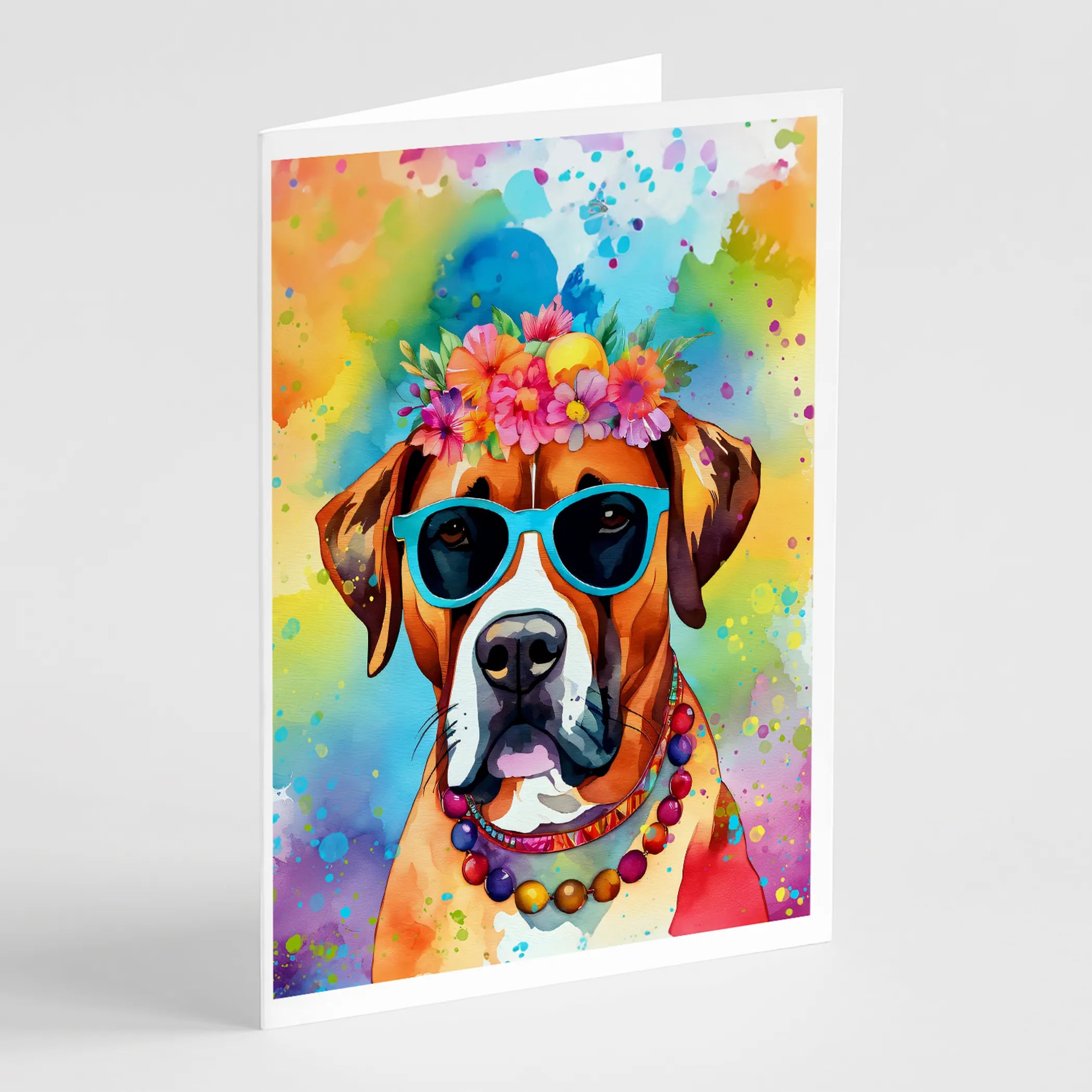 Hippie Dawg Greeting Cards  - Size: 5X7 | Pack Of: 1 | Collection name: Hippie dawg